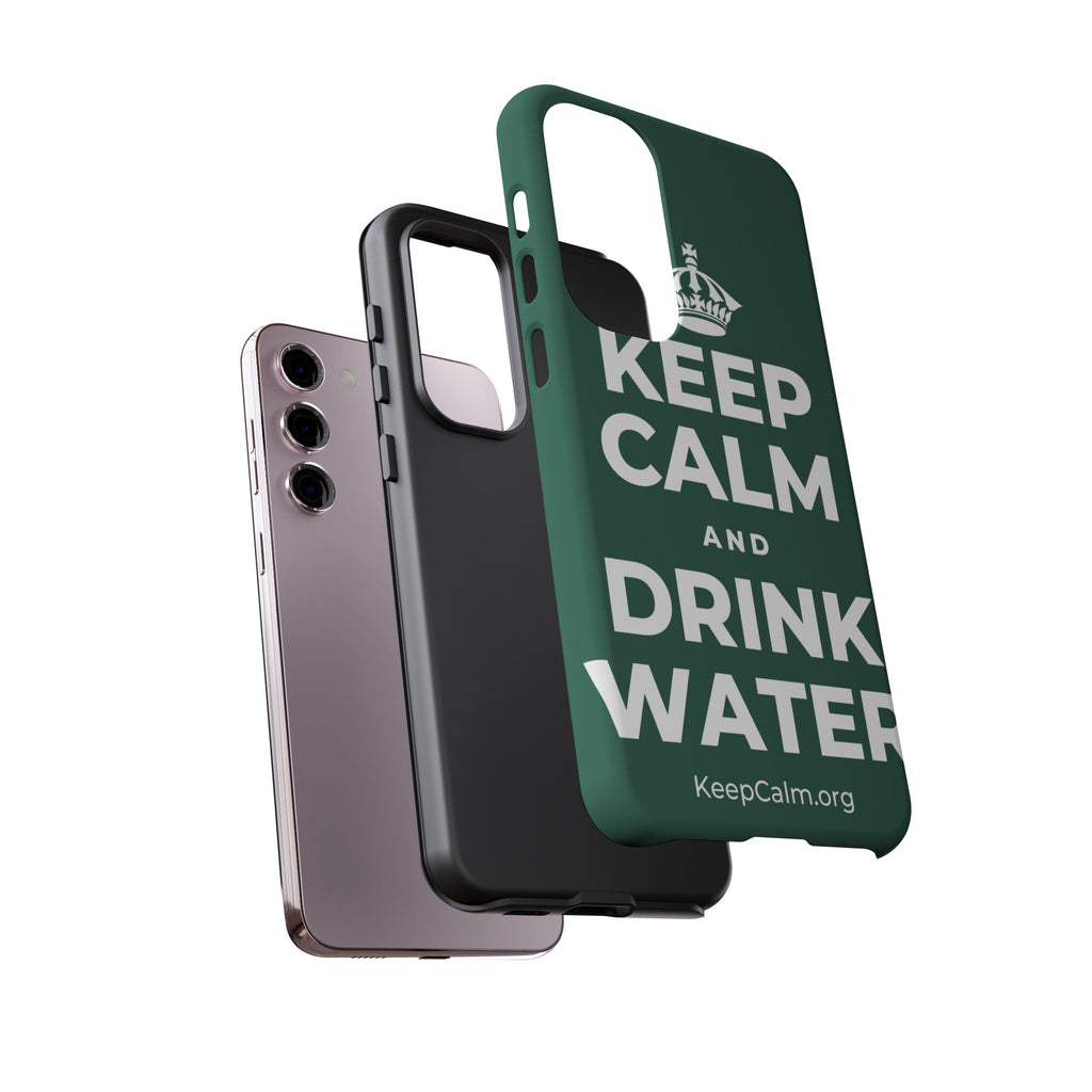 KEEP CALM AND DRINK WATER Phone Case