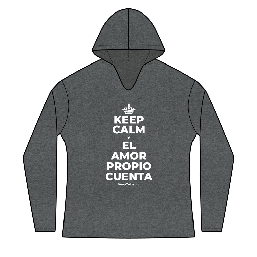 KEEP CALM Y EL AMOR PROPIO CUENTA Women's Long Sleeve Hoodie