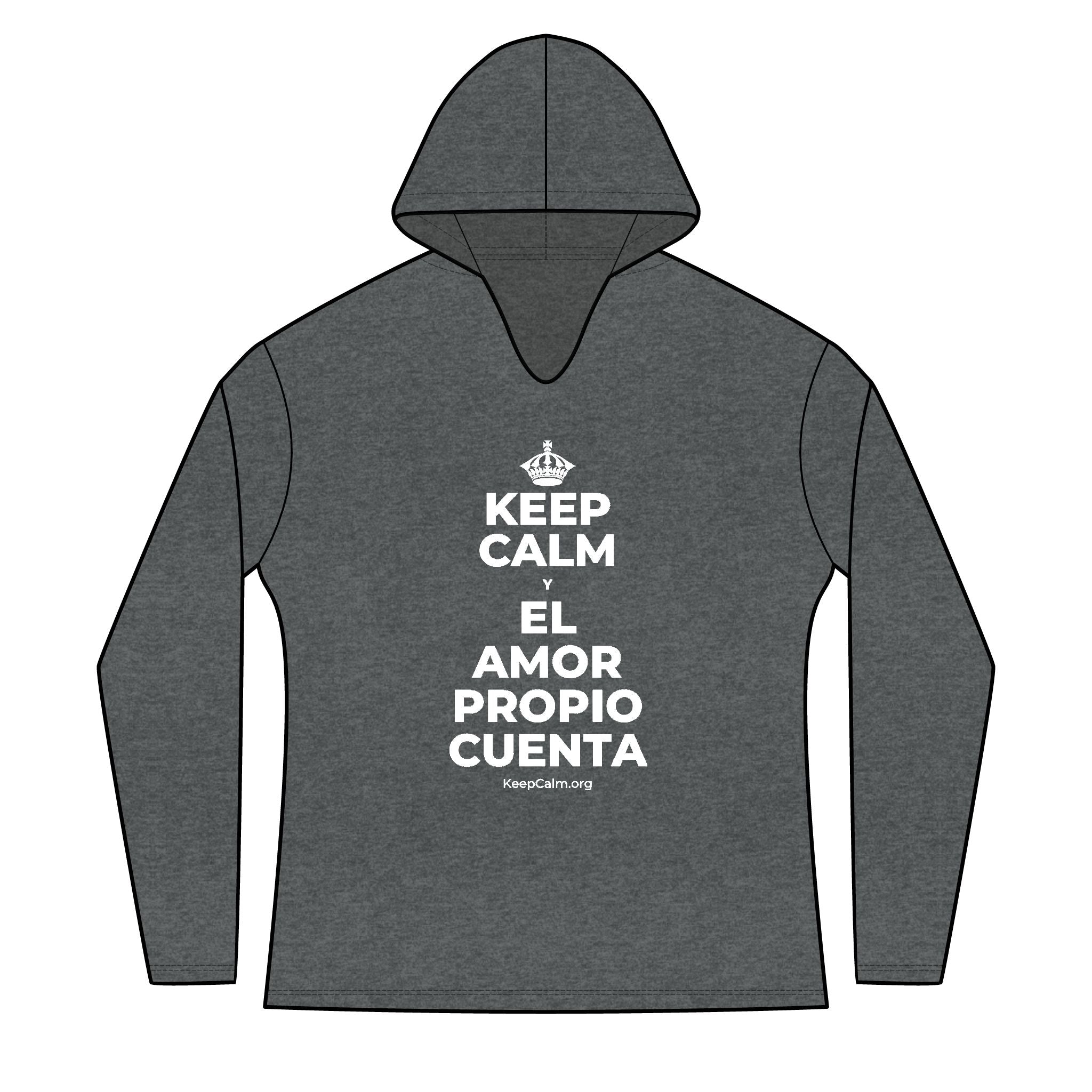 KEEP CALM Y EL AMOR PROPIO CUENTA Women's Long Sleeve Hoodie