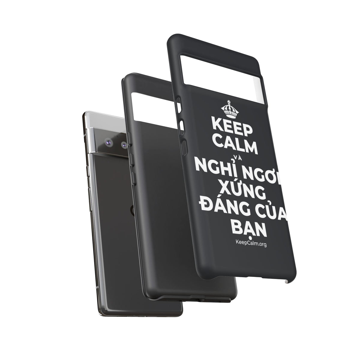 KEEP CALM VÀ NGHỈ NGƠI XỨNG ĐÁNG CỦA BẠN Phone Case (Dark)