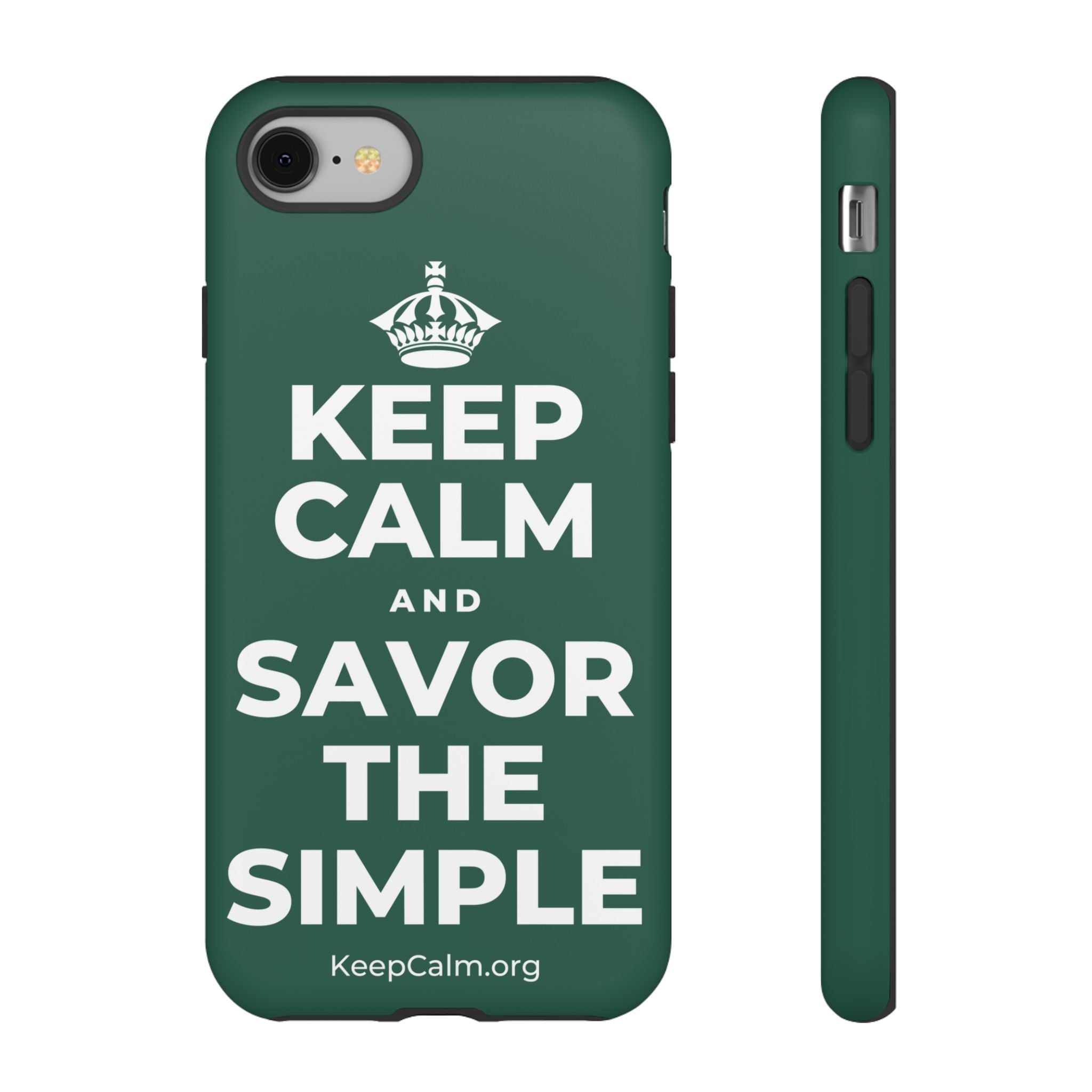KEEP CALM AND SAVOR THE SIMPLE Phone Case