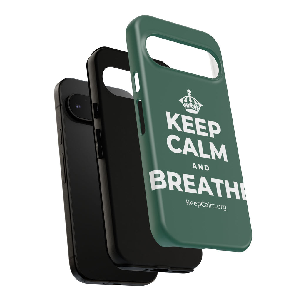 KEEP CALM AND BREATHE Phone Case