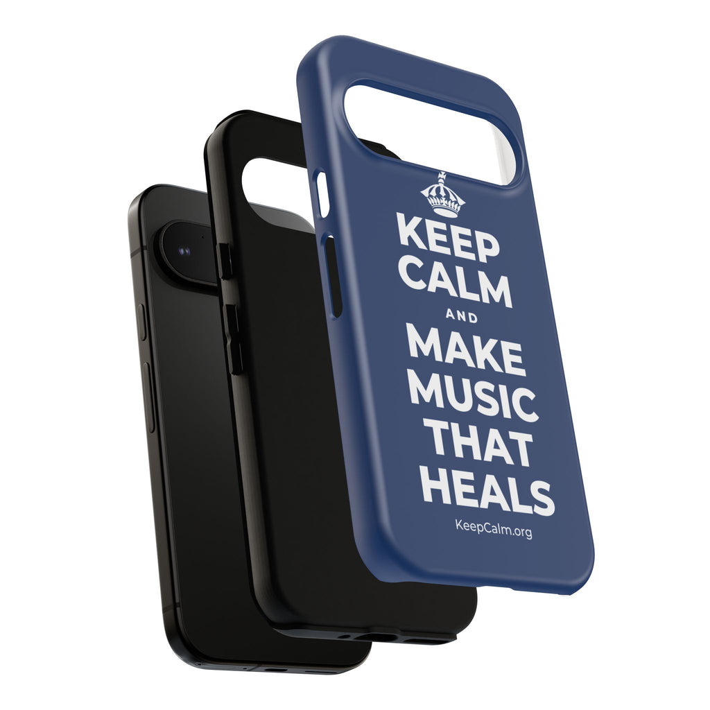 KEEP CALM AND MAKE MUSIC THAT HEALS Phone Case