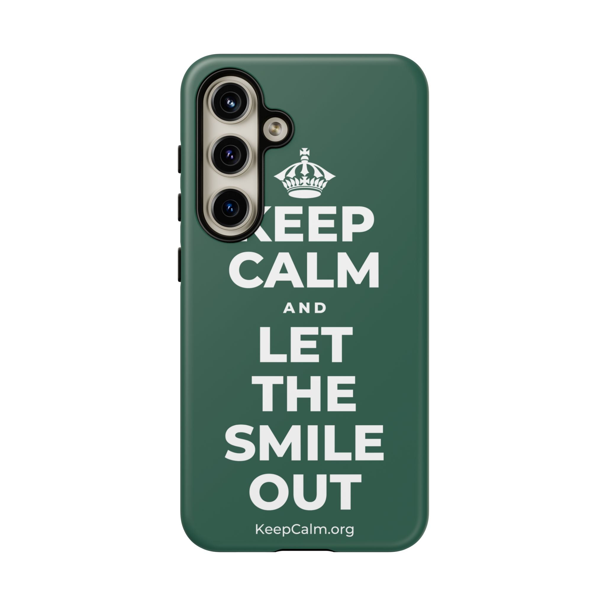 KEEP CALM AND LET THE SMILE OUT Phone Case