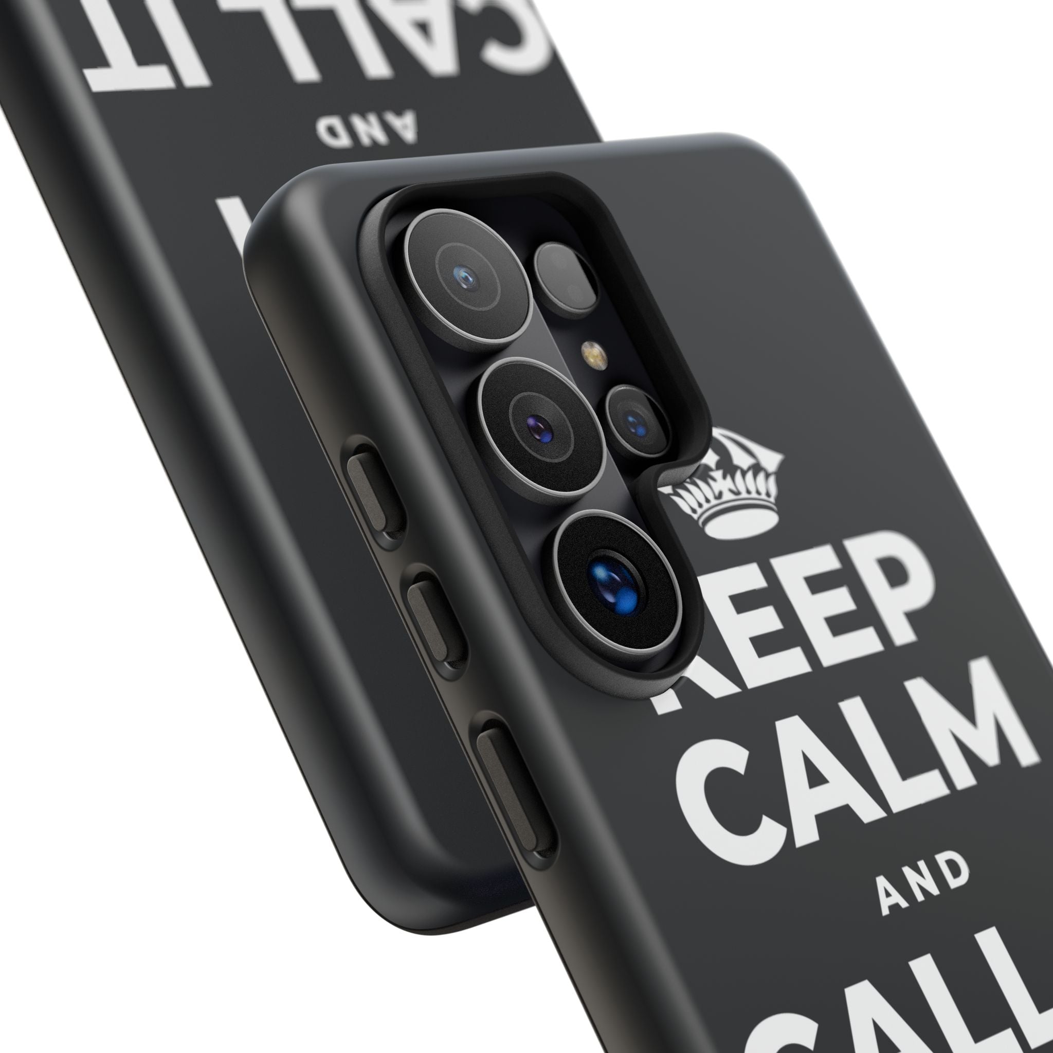 KEEP CALM AND CALL IT A DAY, KINDLY Phone Case (Dark)