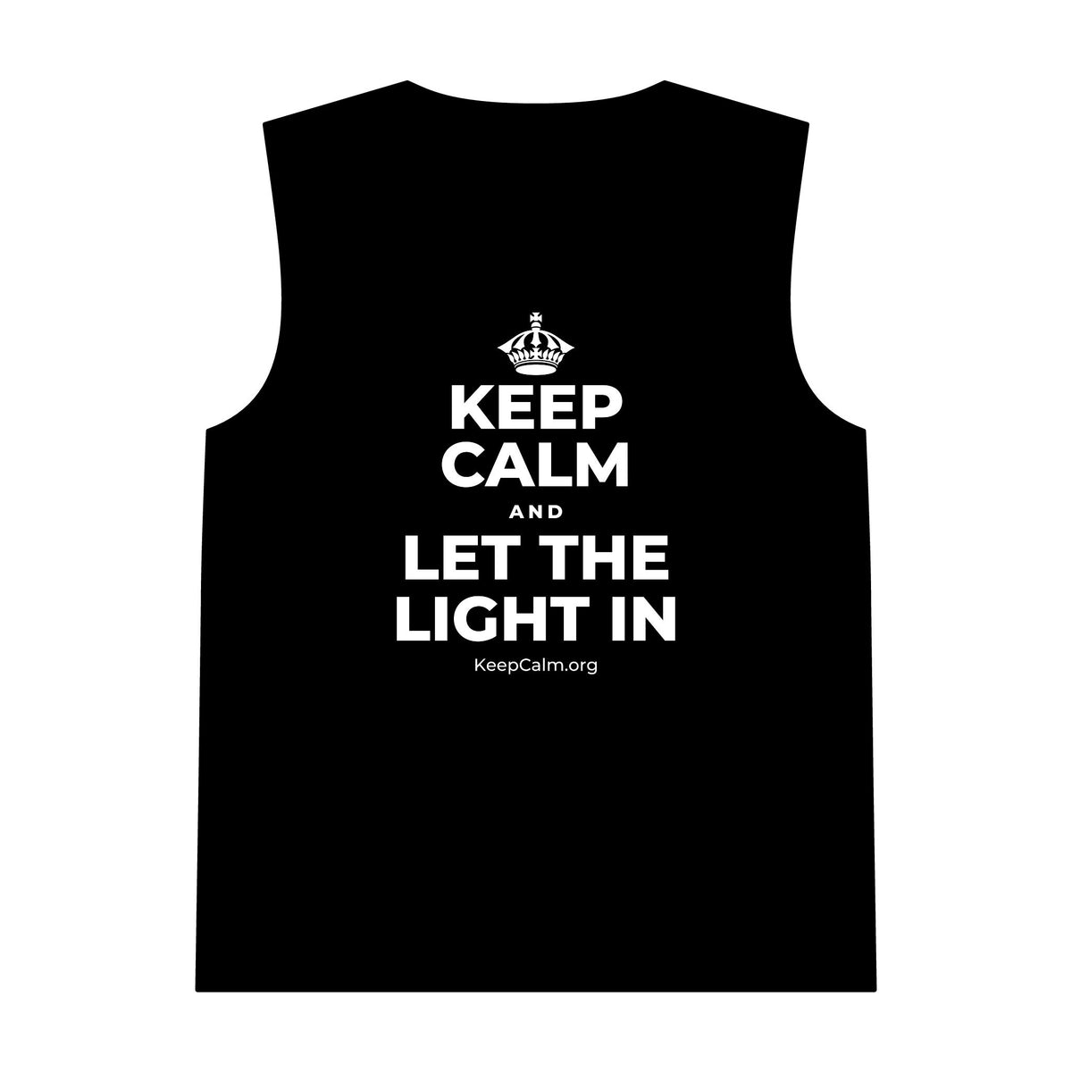 KEEP CALM AND LET THE LIGHT IN Tank Top