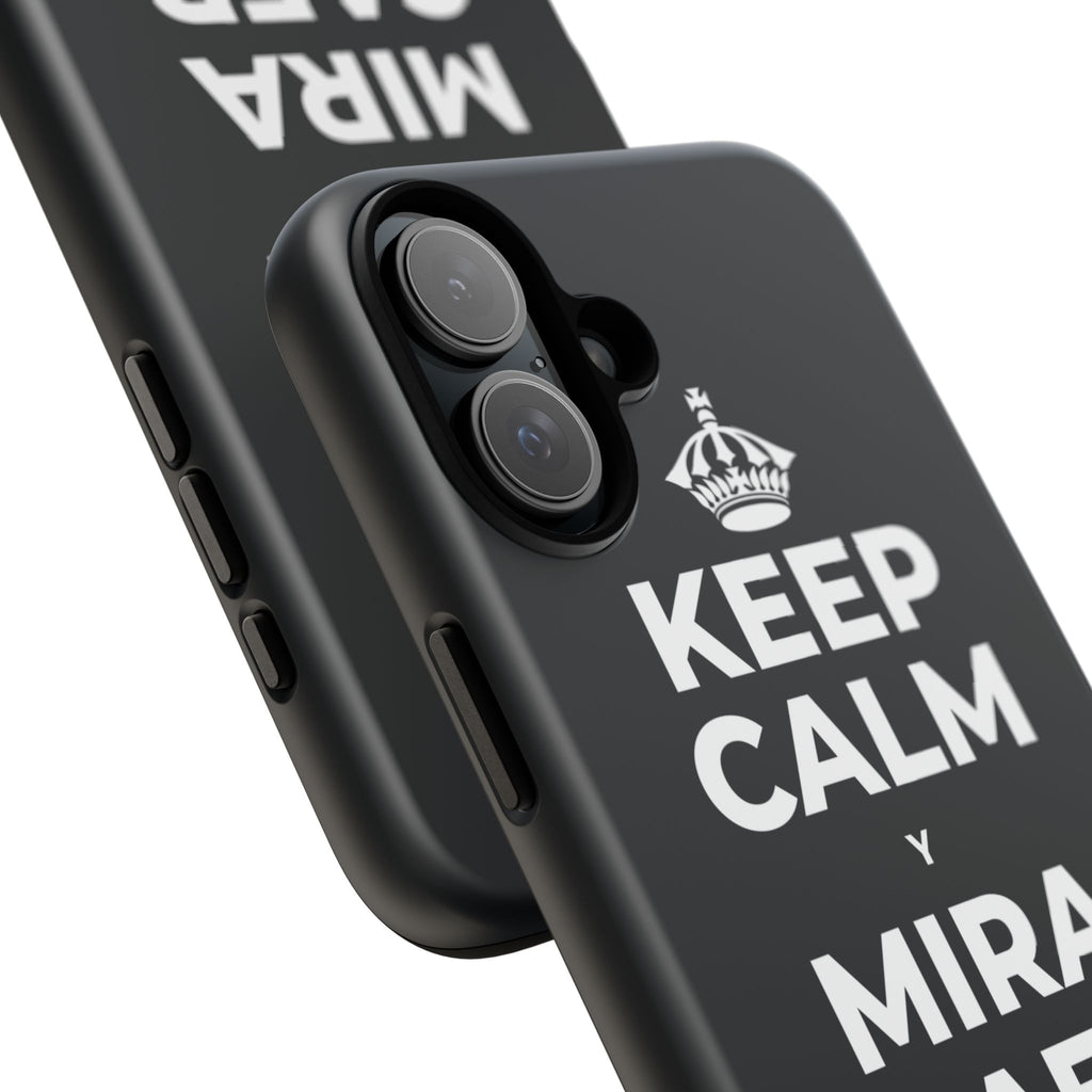 KEEP CALM Y MIRA CAER LA NIEVE Phone Case (Dark)