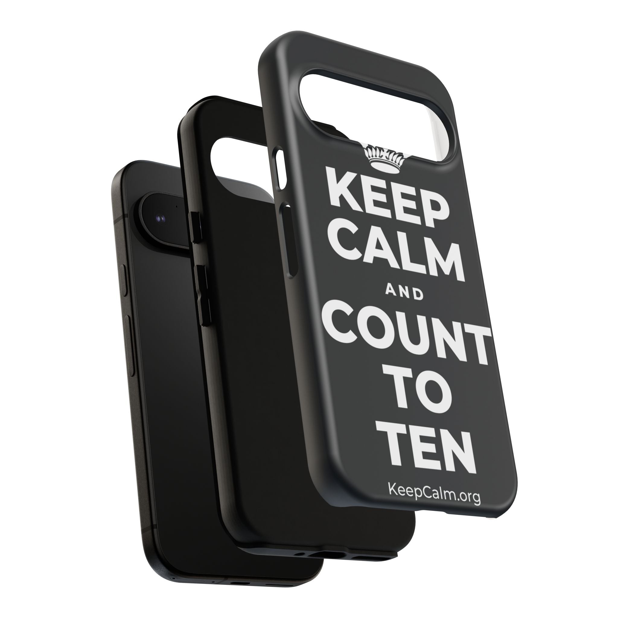 KEEP CALM AND COUNT TO TEN Phone Case (Dark)