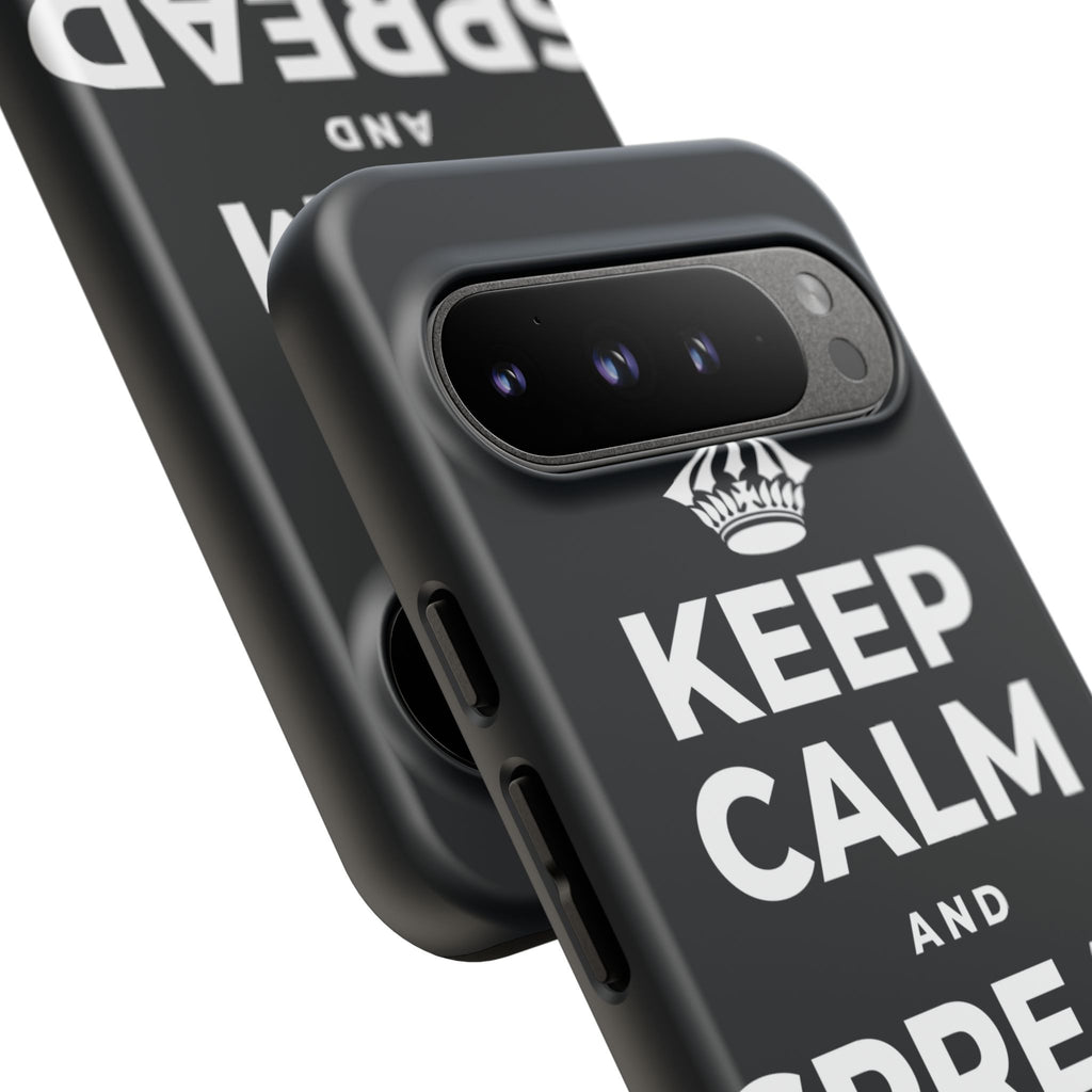 KEEP CALM AND SPREAD SOME JOY Phone Case (Dark)