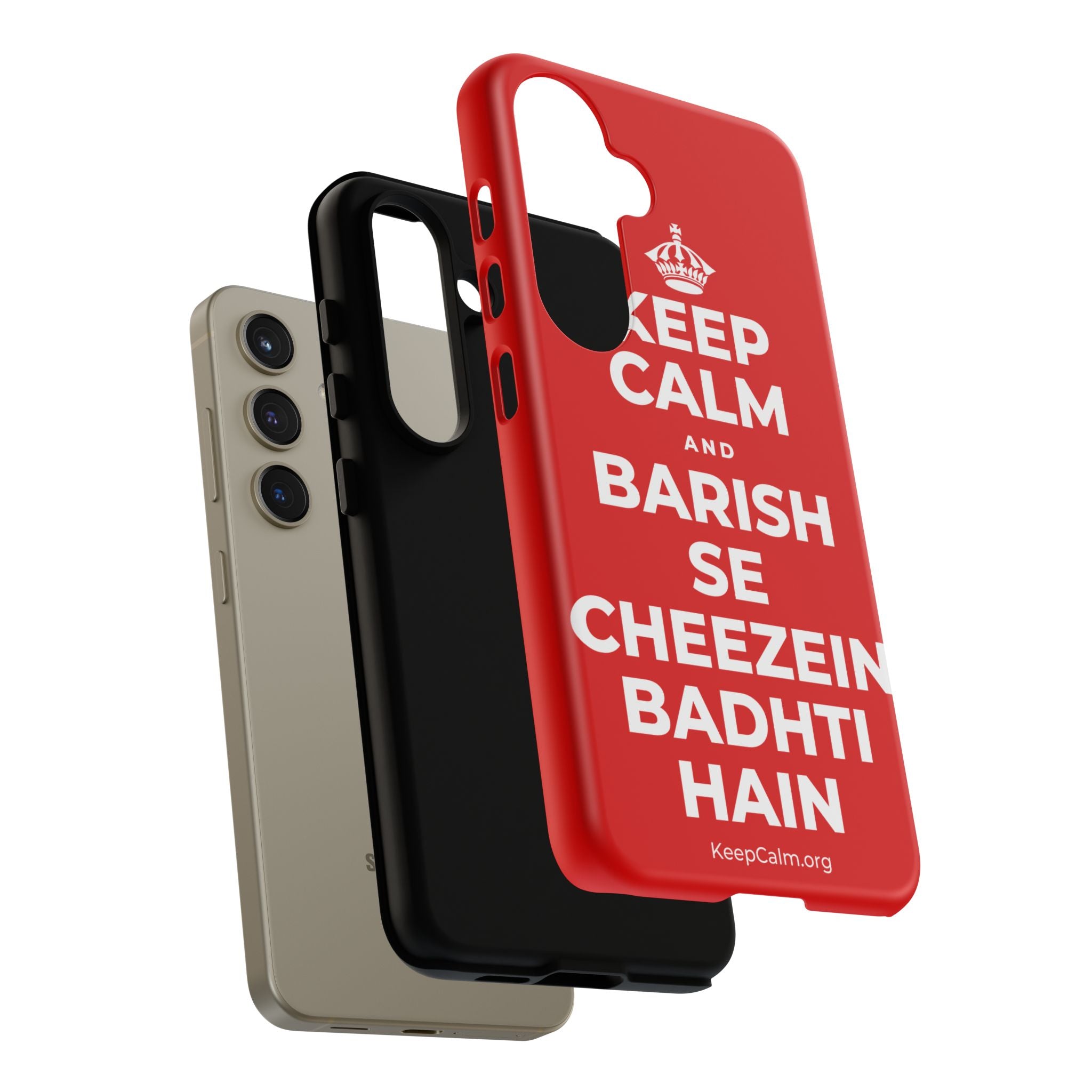 KEEP CALM AND BARISH SE CHEEZEIN BADHTI HAIN Phone Case