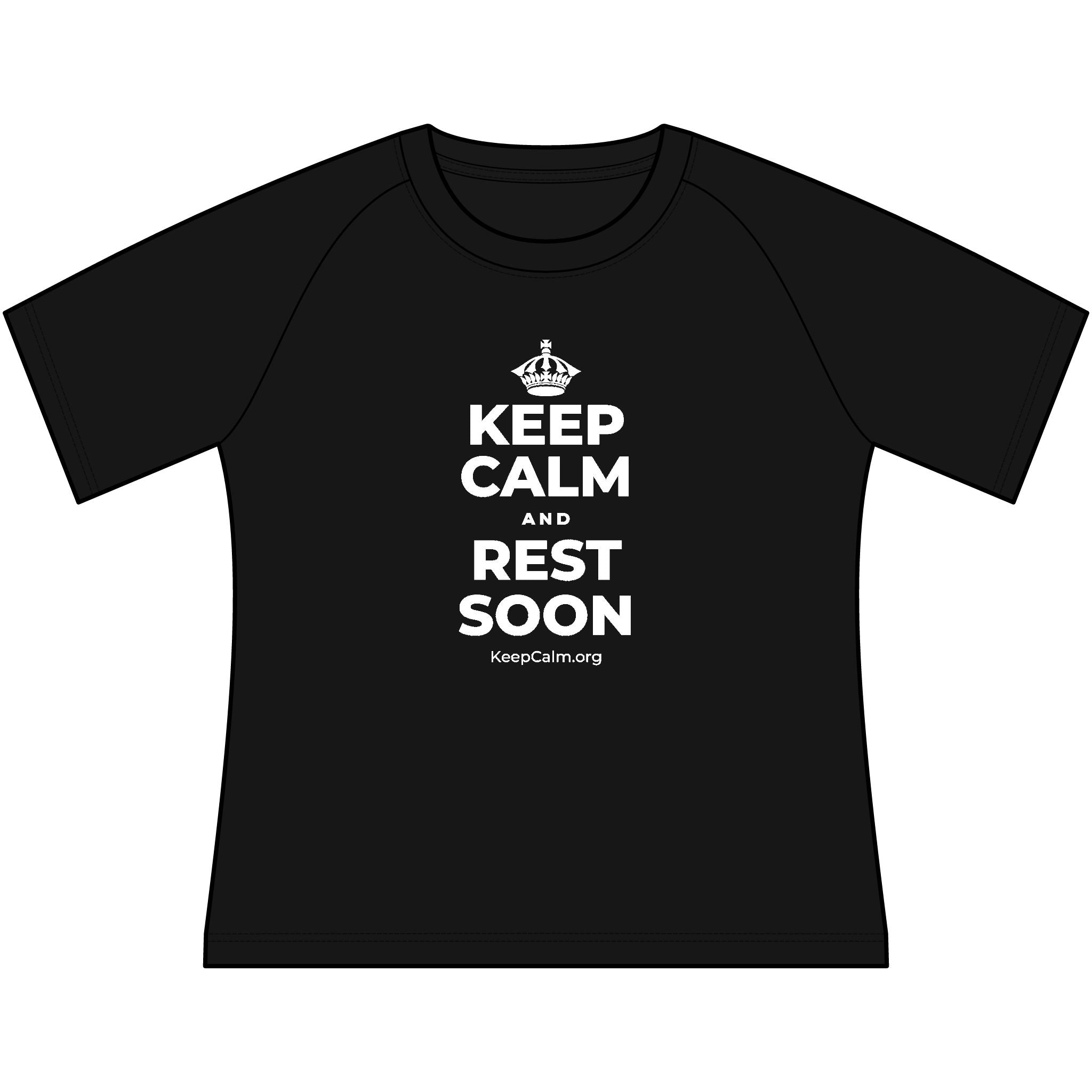 KEEP CALM AND REST SOON Women's Raglan Tee