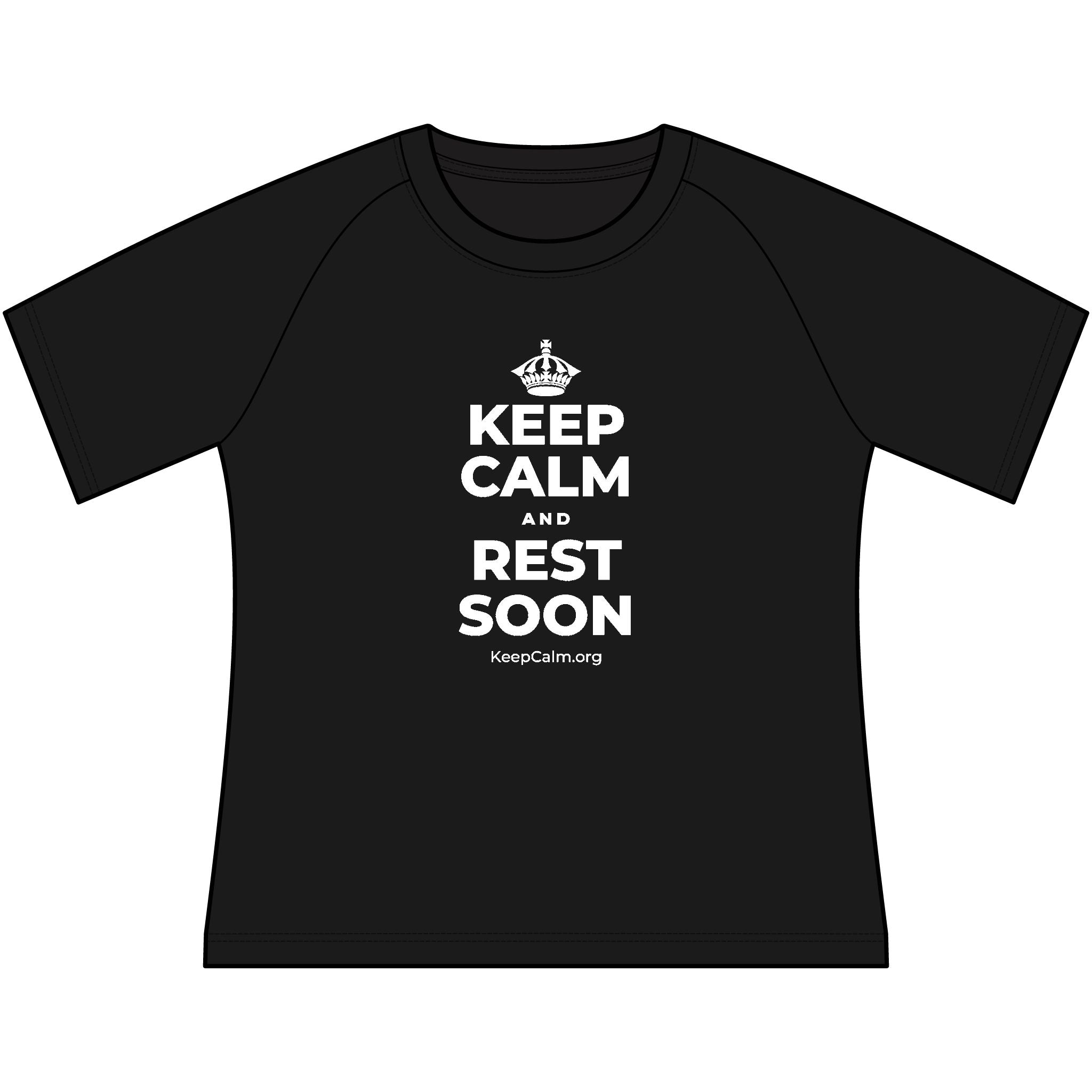 KEEP CALM AND REST SOON Women's Raglan Tee