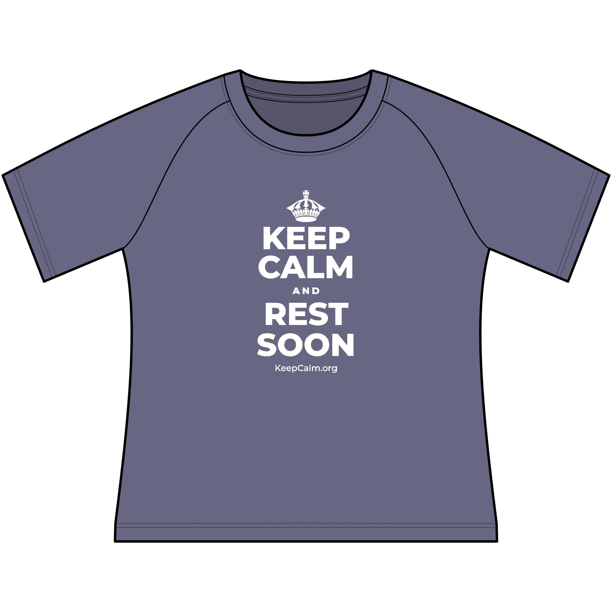 KEEP CALM AND REST SOON Women's Raglan Tee