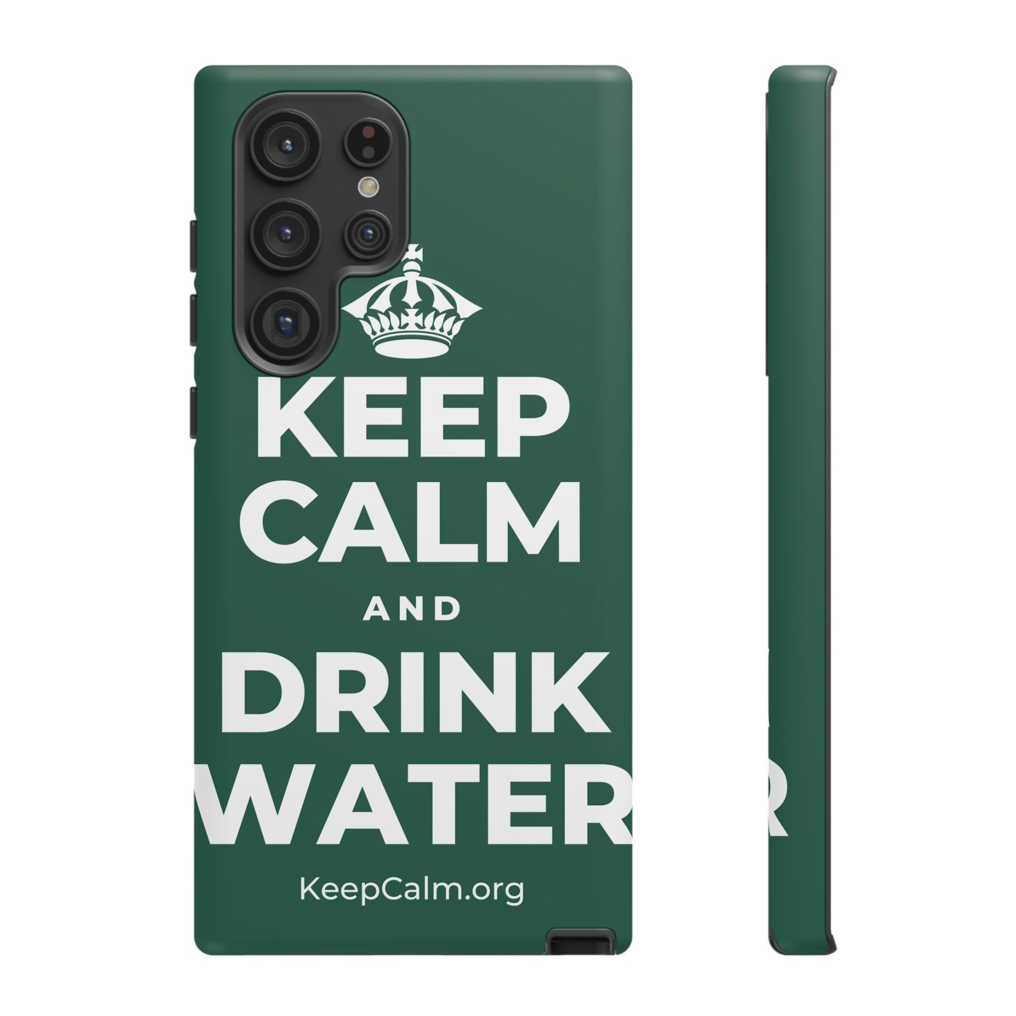 KEEP CALM AND DRINK WATER Phone Case