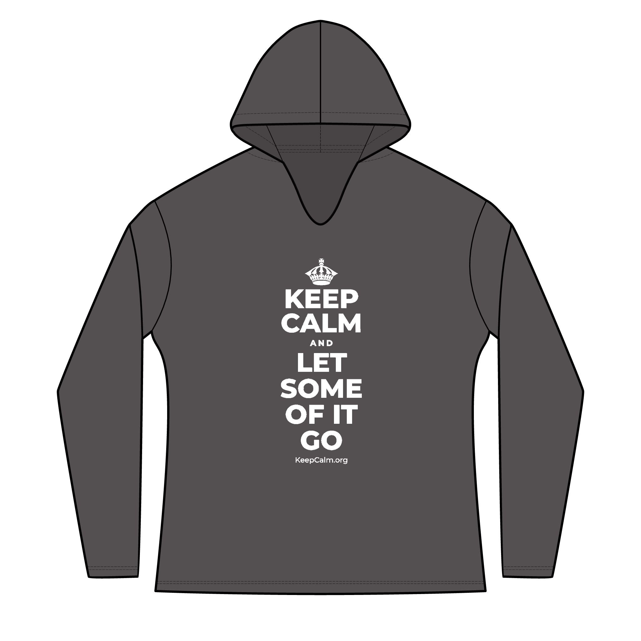 KEEP CALM AND LET SOME OF IT GO Women's Long Sleeve Hoodie
