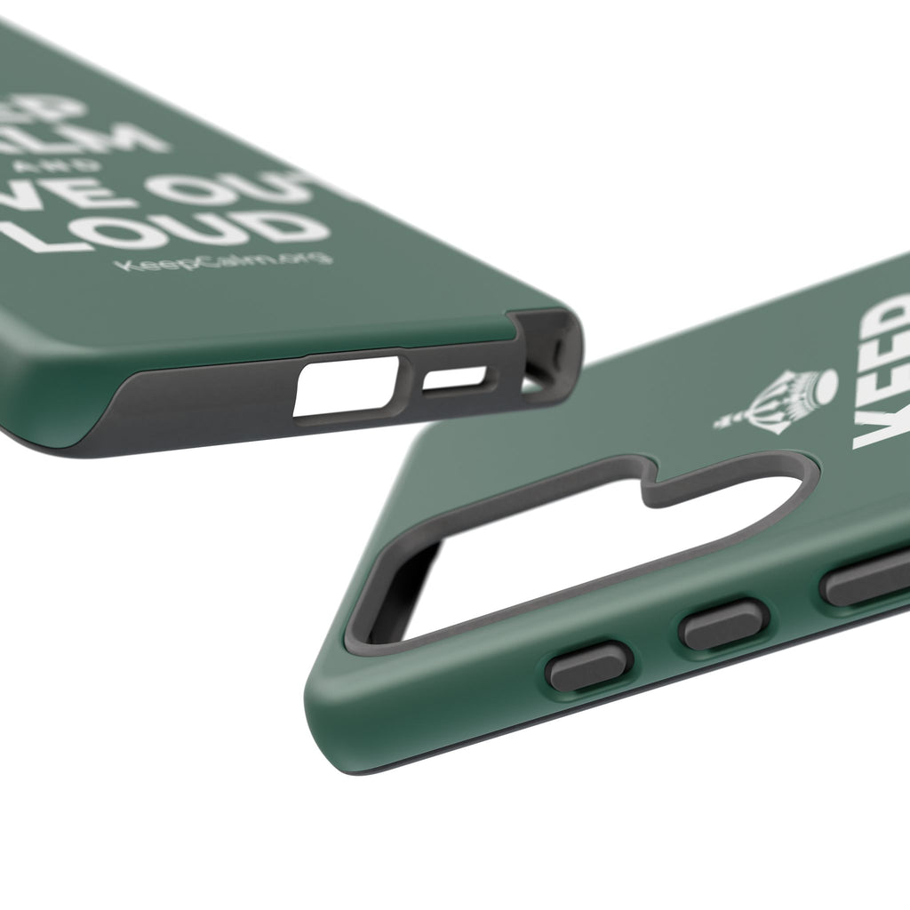 KEEP CALM AND LOVE OUT LOUD Phone Case