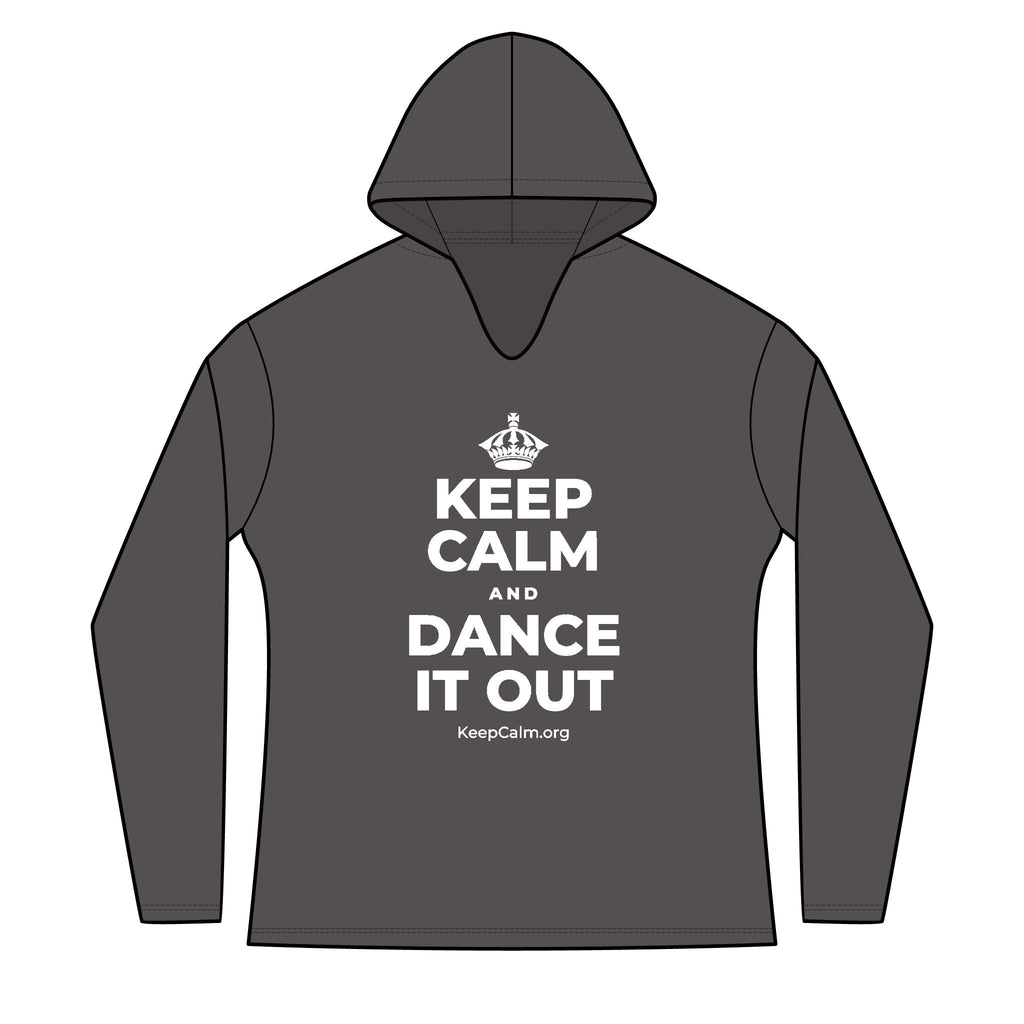 KEEP CALM AND DANCE IT OUT Women's Long Sleeve Hoodie
