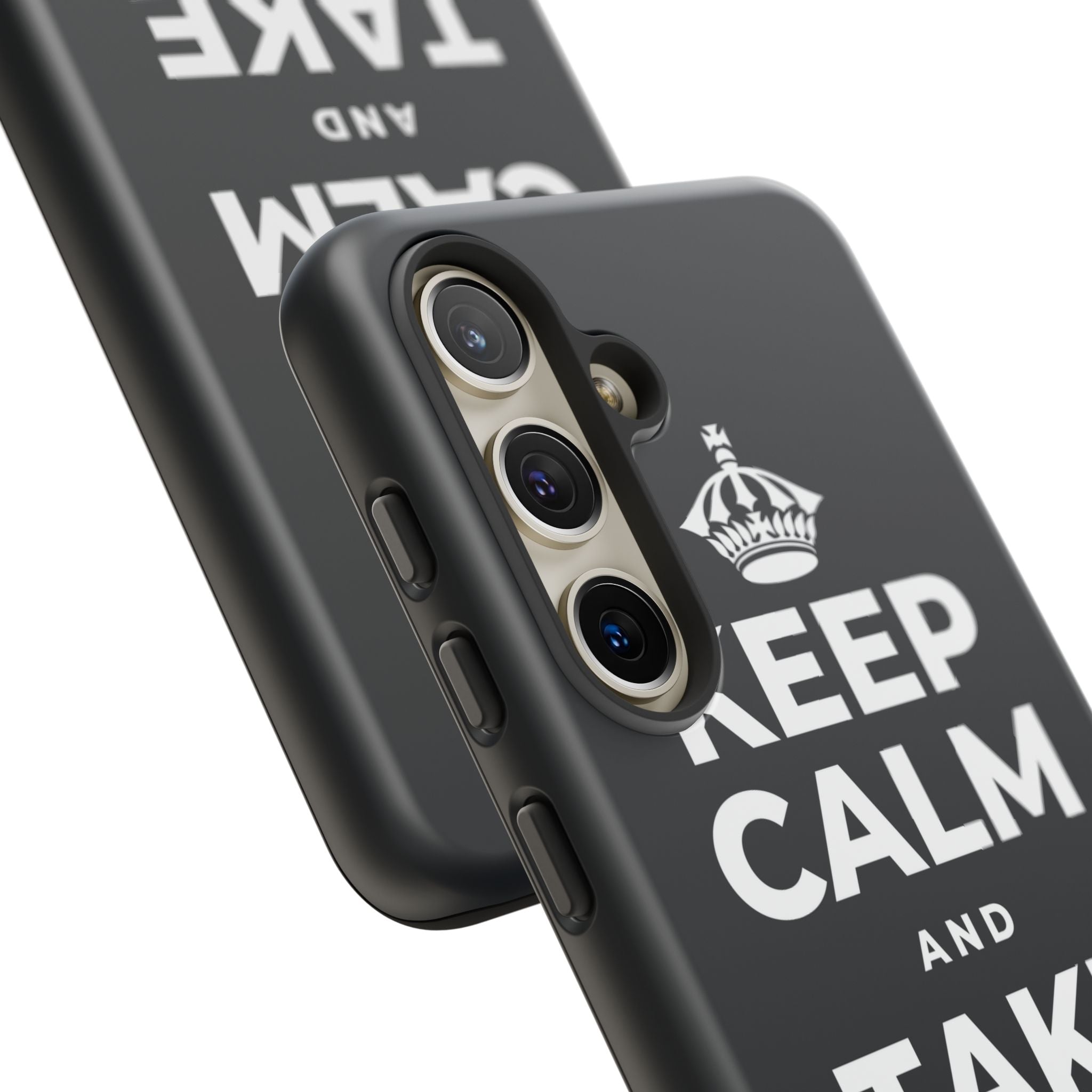 KEEP CALM AND TAKE A BOW Phone Case (Dark)