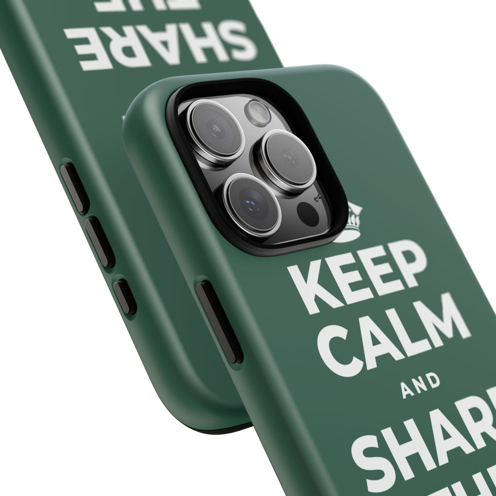 KEEP CALM AND SHARE THE GOOD NEWS Phone Case