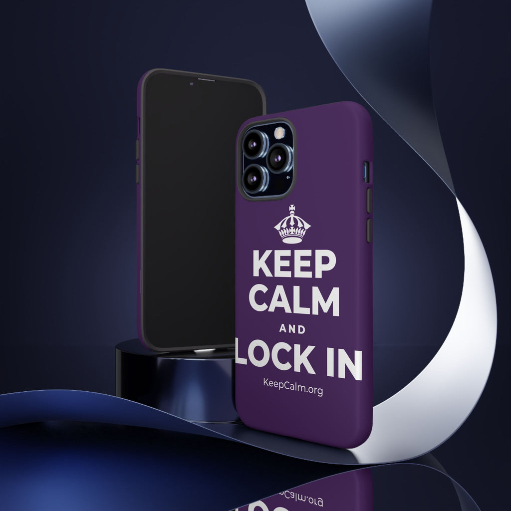 KEEP CALM AND LOCK IN Phone Case