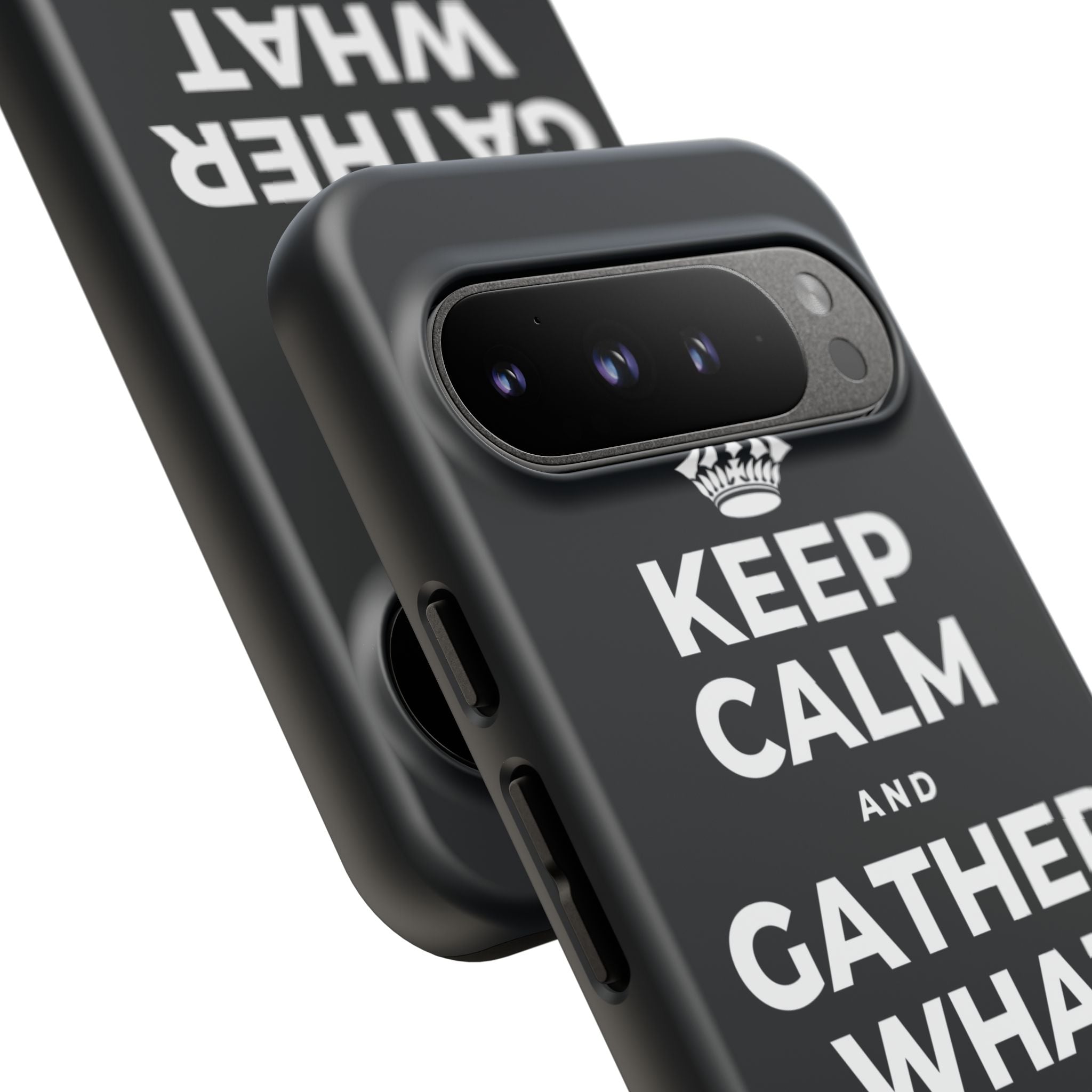 KEEP CALM AND GATHER WHAT YOU'RE GRATEFUL FOR Phone Case (Dark)