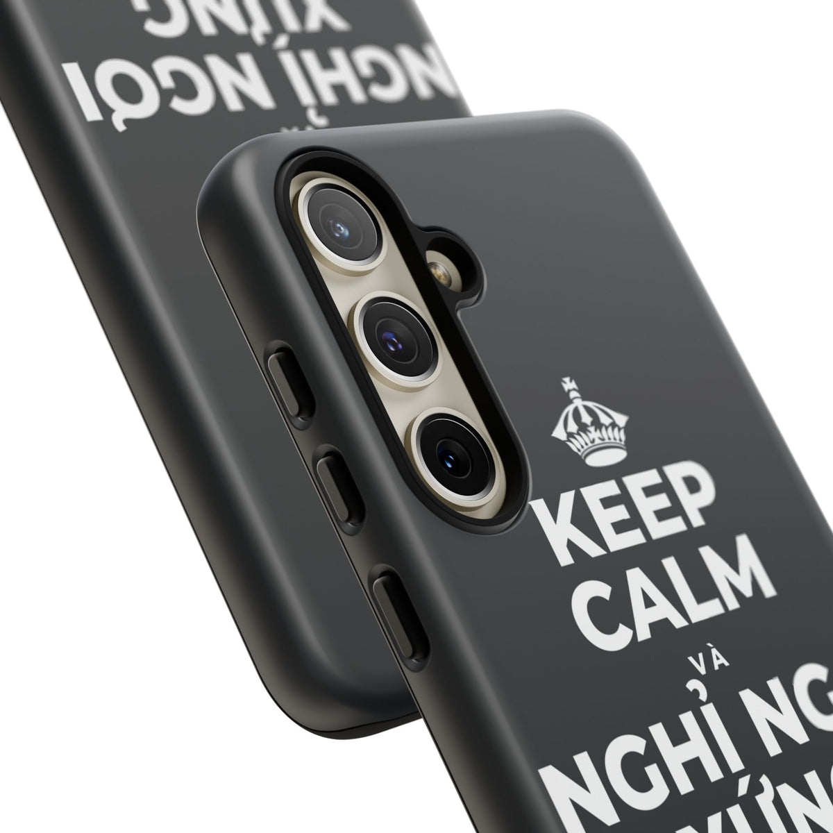KEEP CALM VÀ NGHỈ NGƠI XỨNG ĐÁNG CỦA BẠN Phone Case (Dark)
