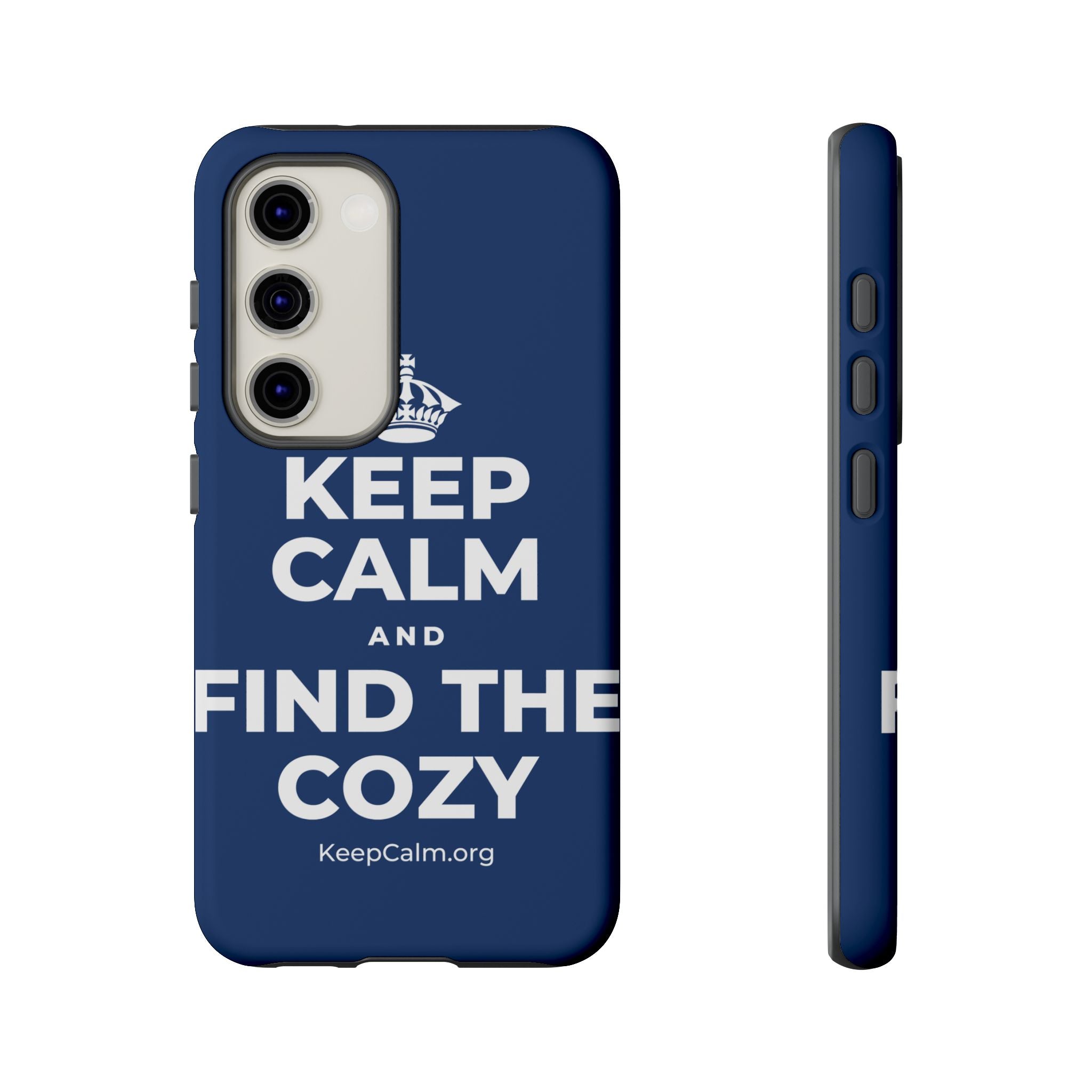 KEEP CALM AND FIND THE COZY Phone Case