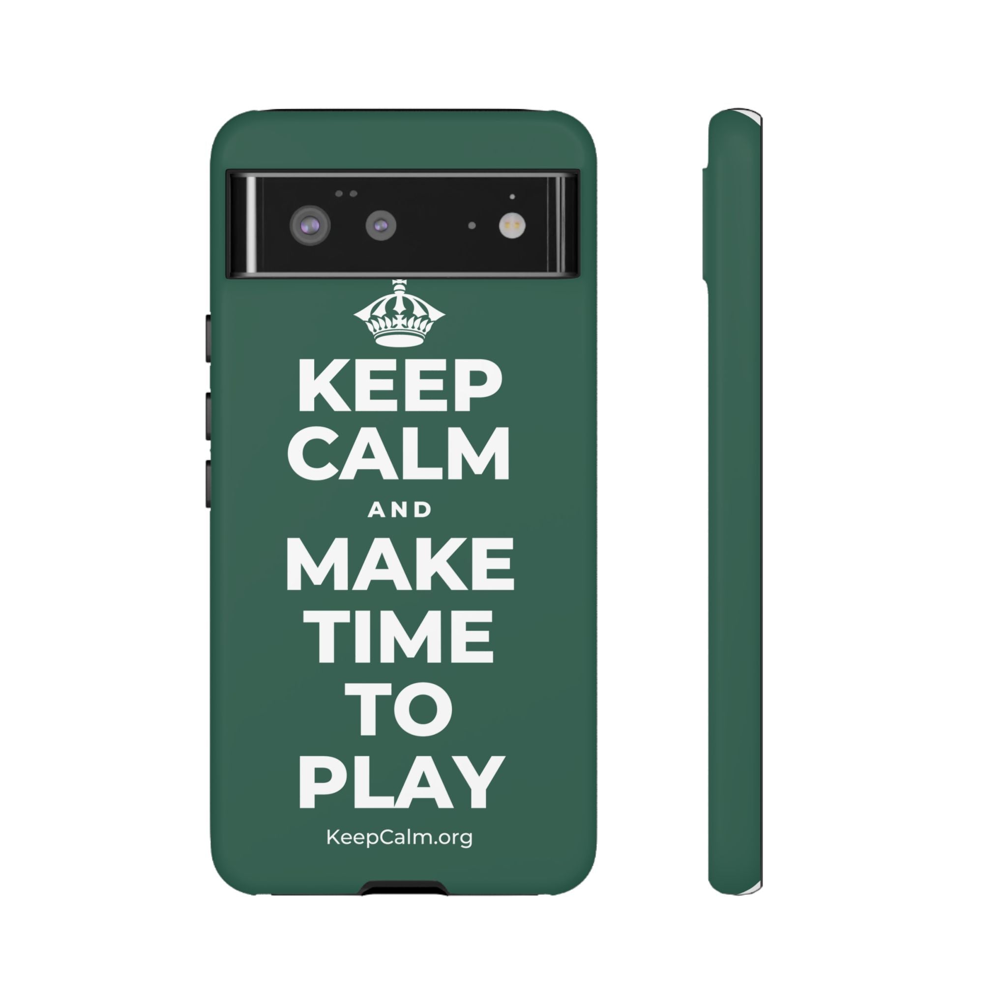 KEEP CALM AND MAKE TIME TO PLAY Phone Case
