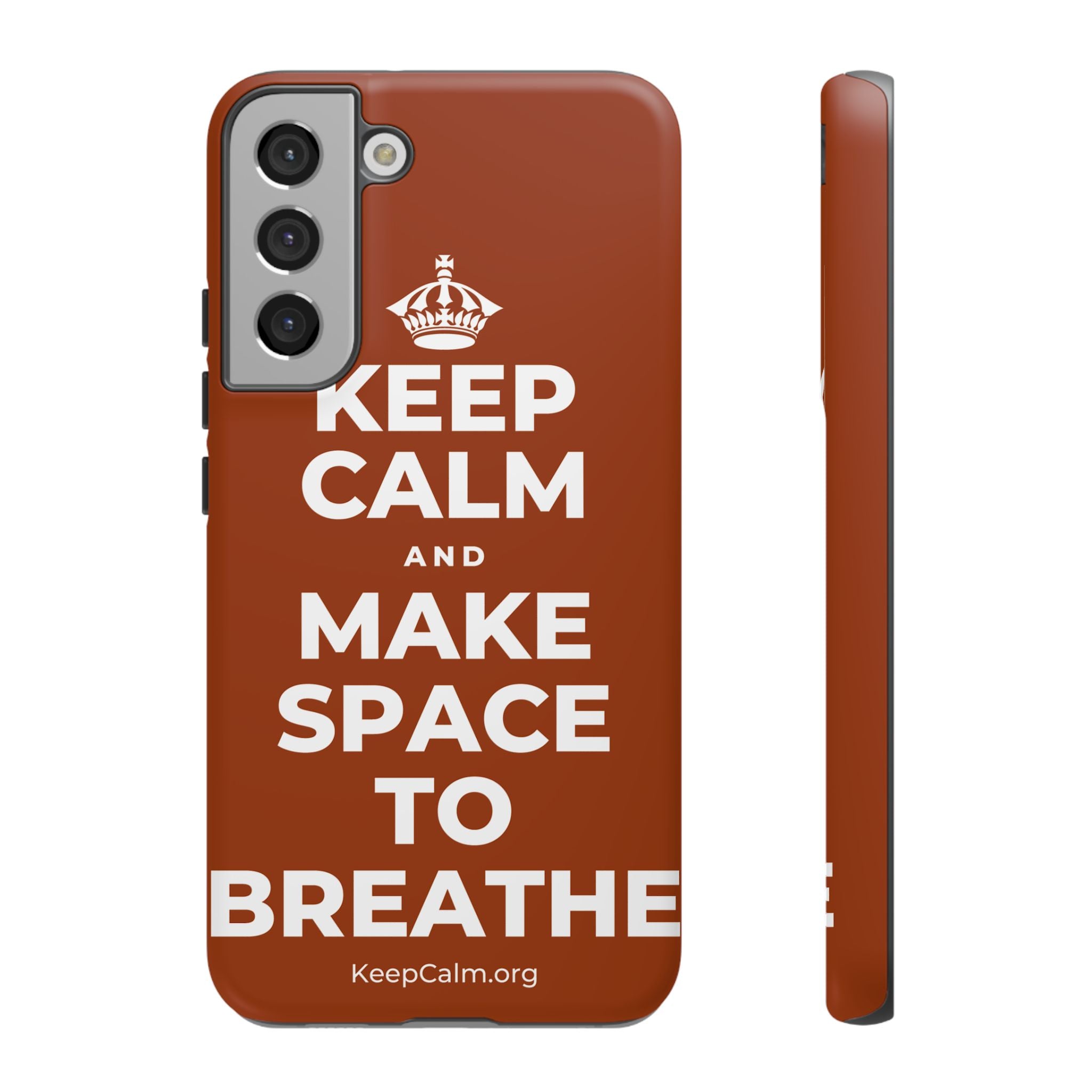 KEEP CALM AND MAKE SPACE TO BREATHE Phone Case