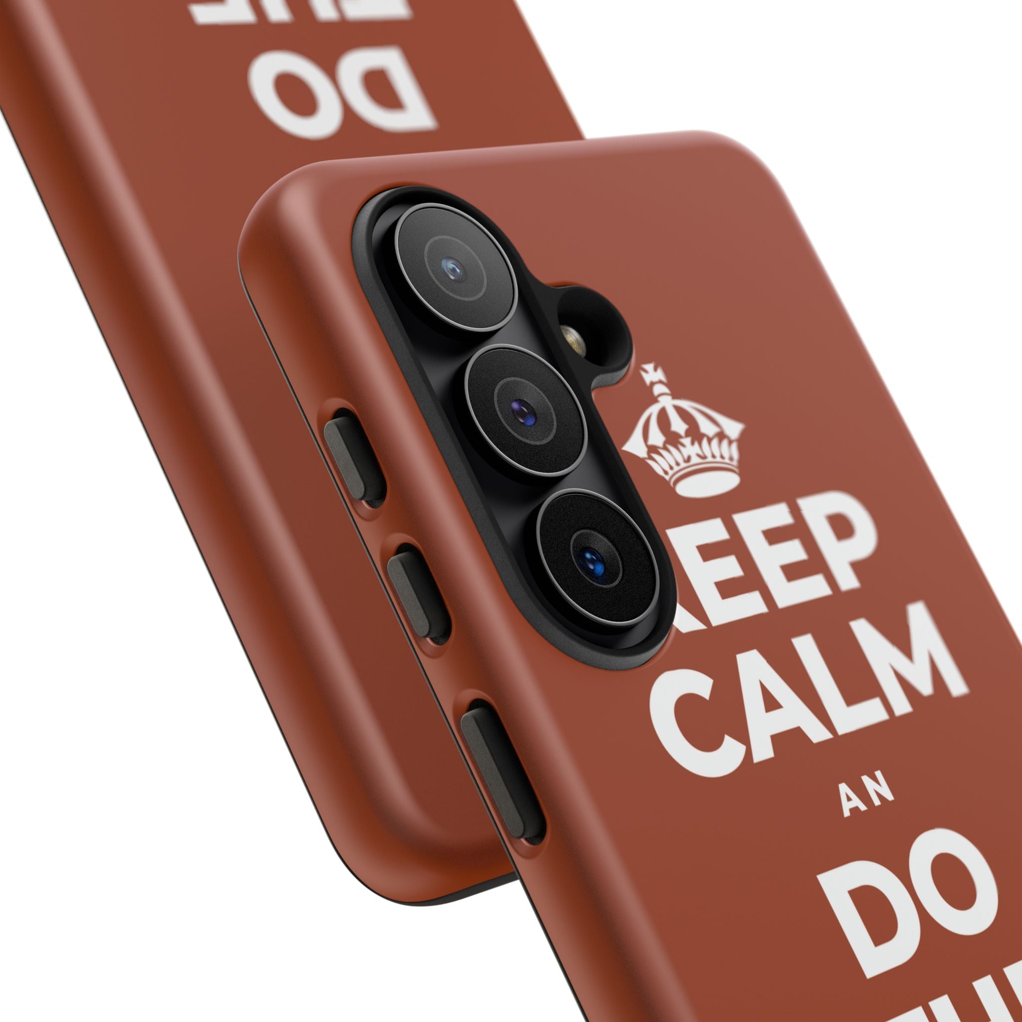 KEEP CALM AN DO THE HARD TIN Phone Case