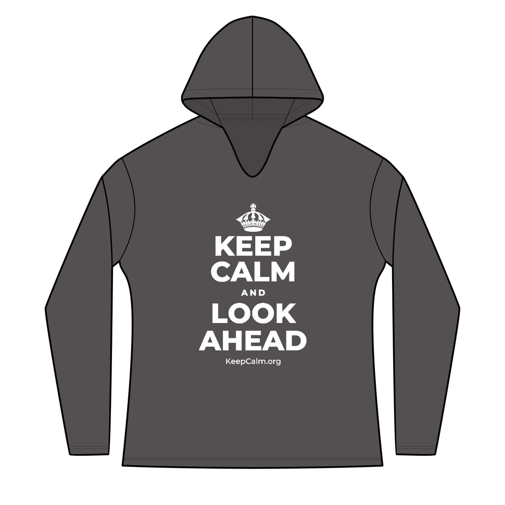 KEEP CALM AND LOOK AHEAD Women's Long Sleeve Hoodie