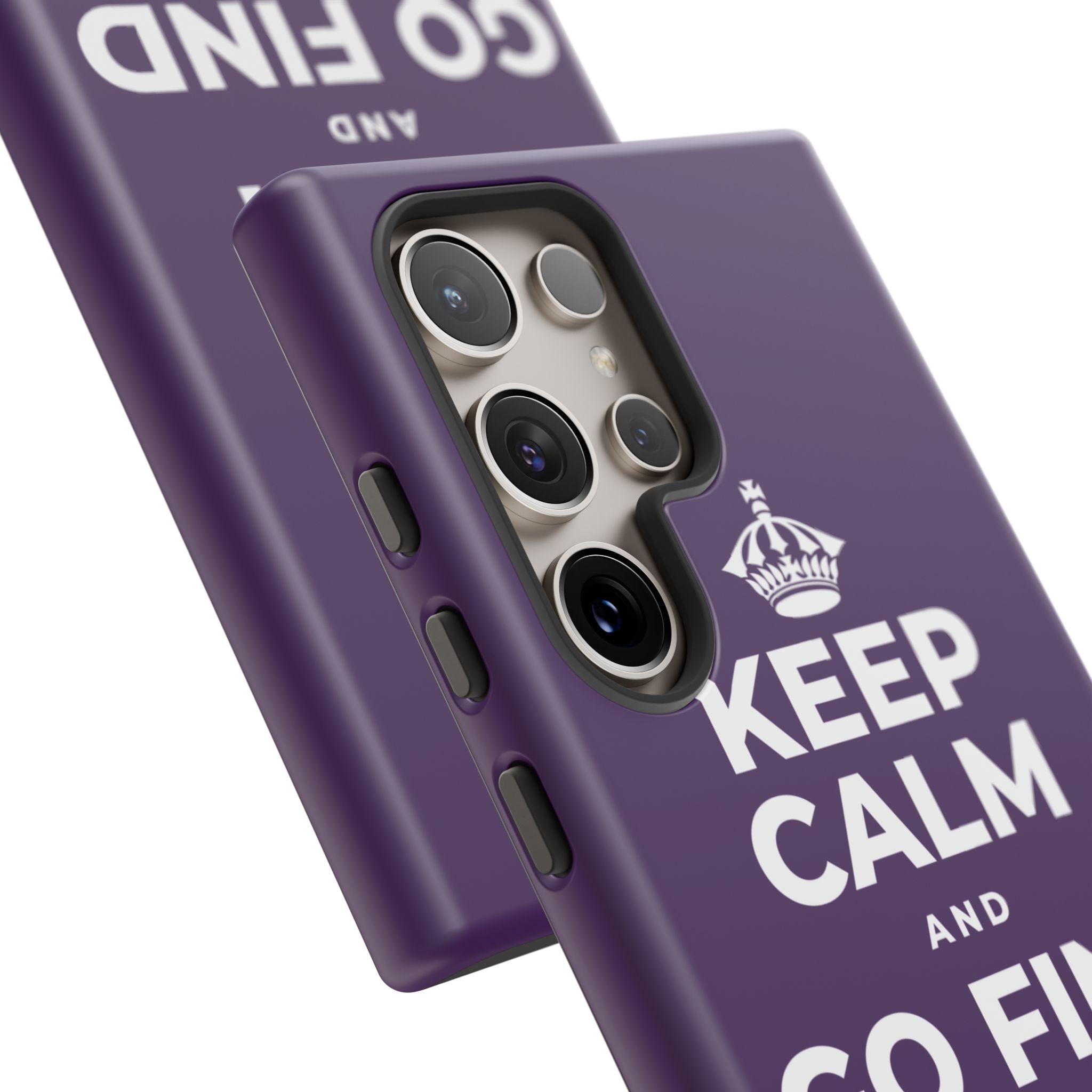 KEEP CALM AND GO FIND NEW SOUNDS Phone Case