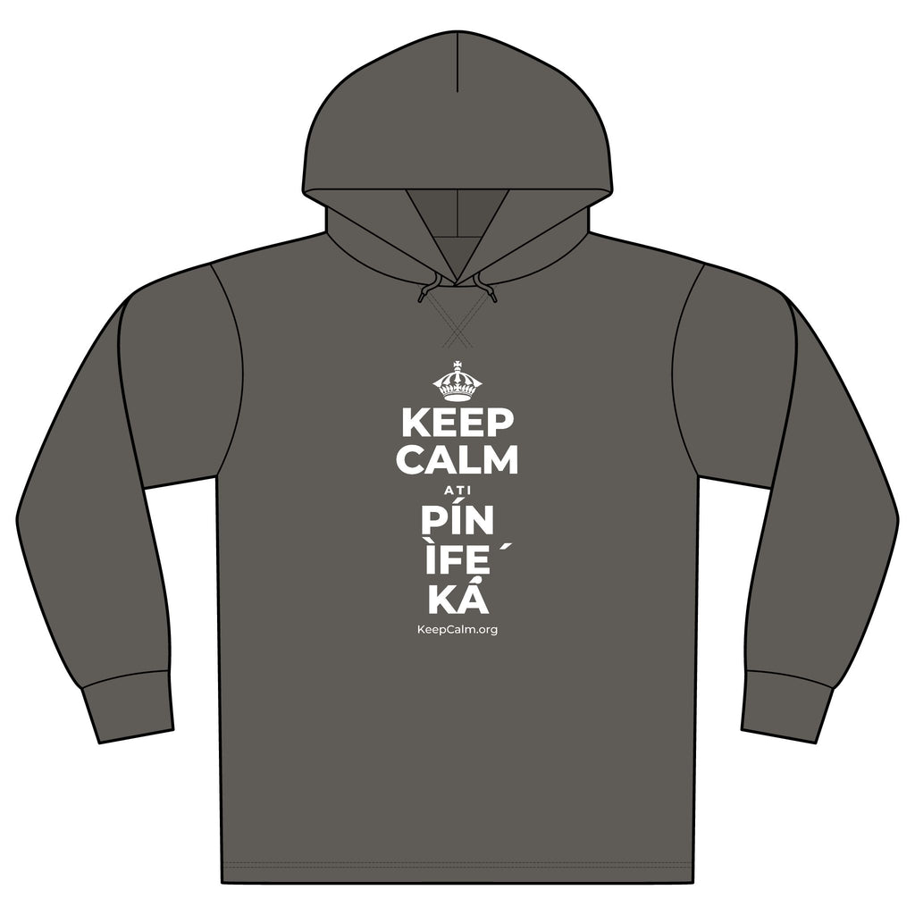 KEEP CALM ATI PÍN ÌFẸ́ KÁ Organic Hoodie Tee