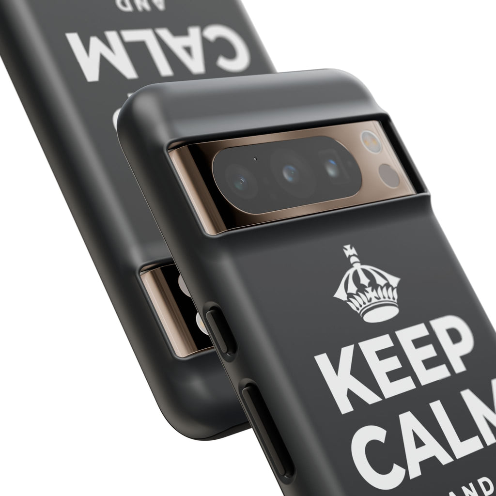 KEEP CALM AND LOCK IN Phone Case (Dark)