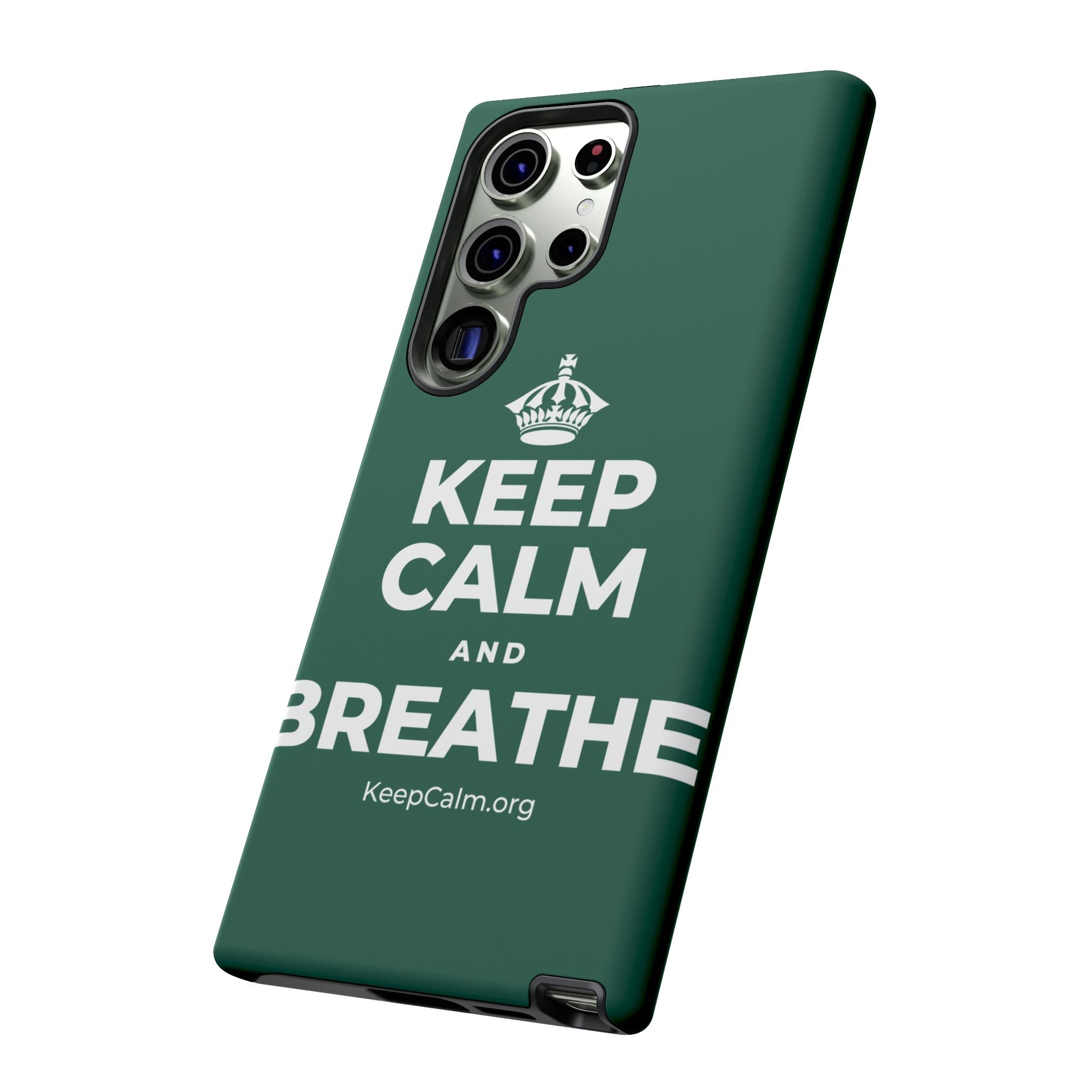 KEEP CALM AND BREATHE Phone Case