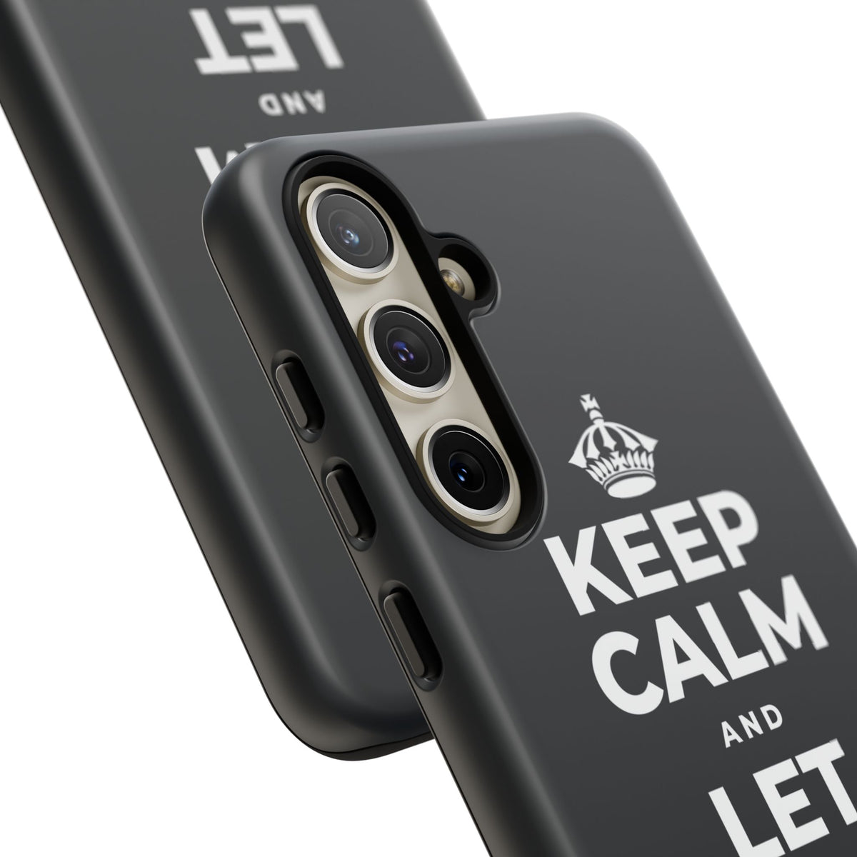 KEEP CALM AND LET YOURSELF ENJOY IT Phone Case (Dark)