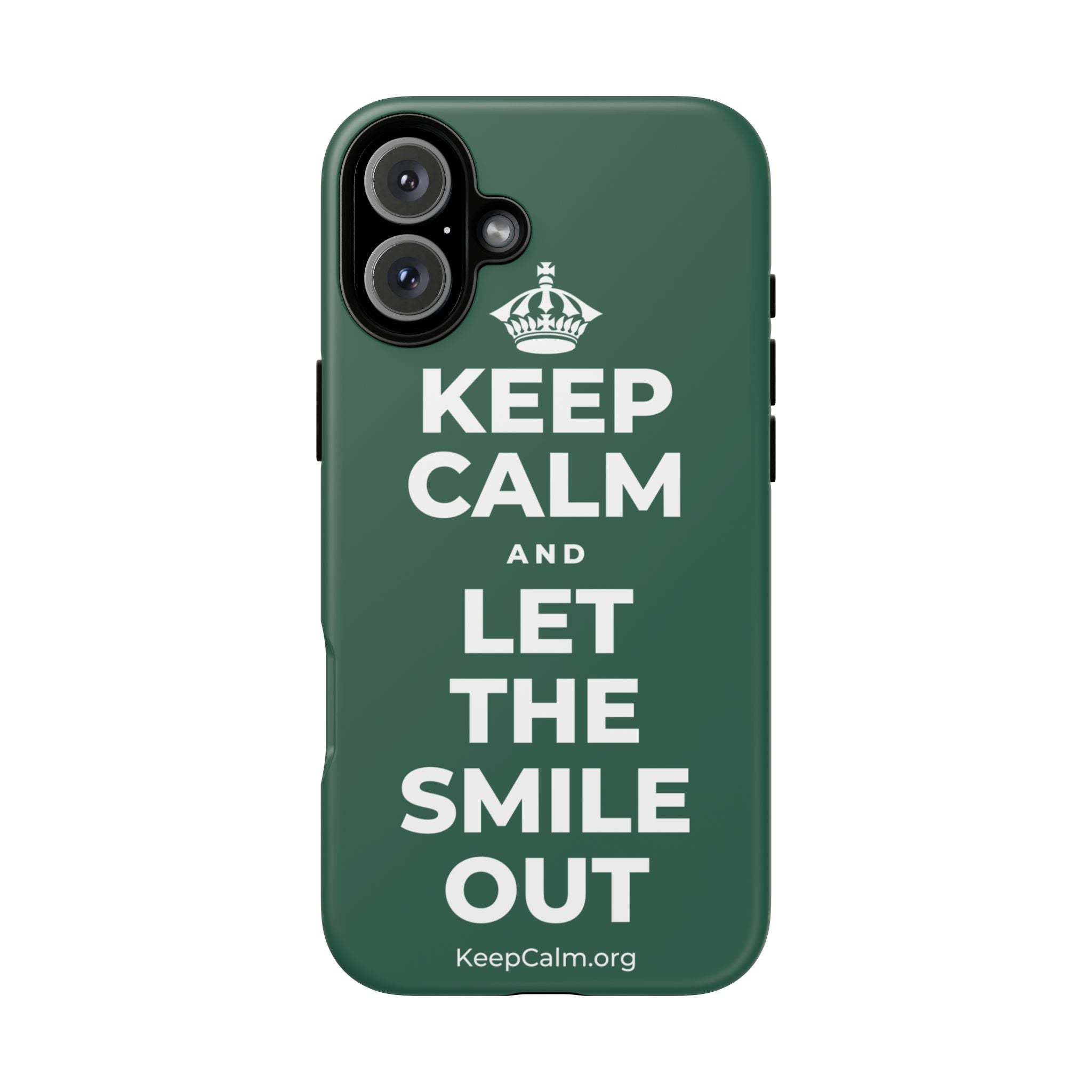 KEEP CALM AND LET THE SMILE OUT Phone Case