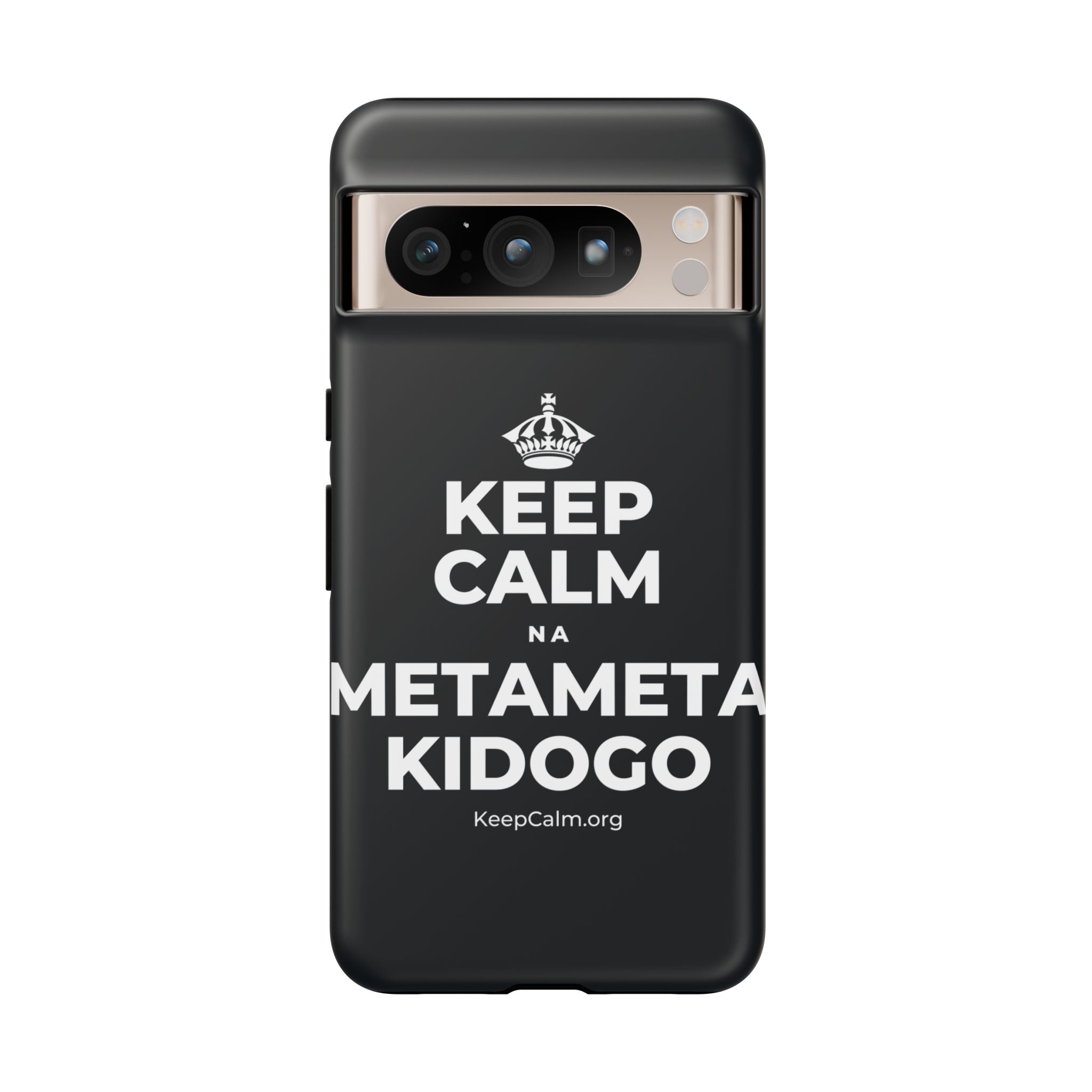 KEEP CALM NA METAMETA KIDOGO Phone Case (Dark)
