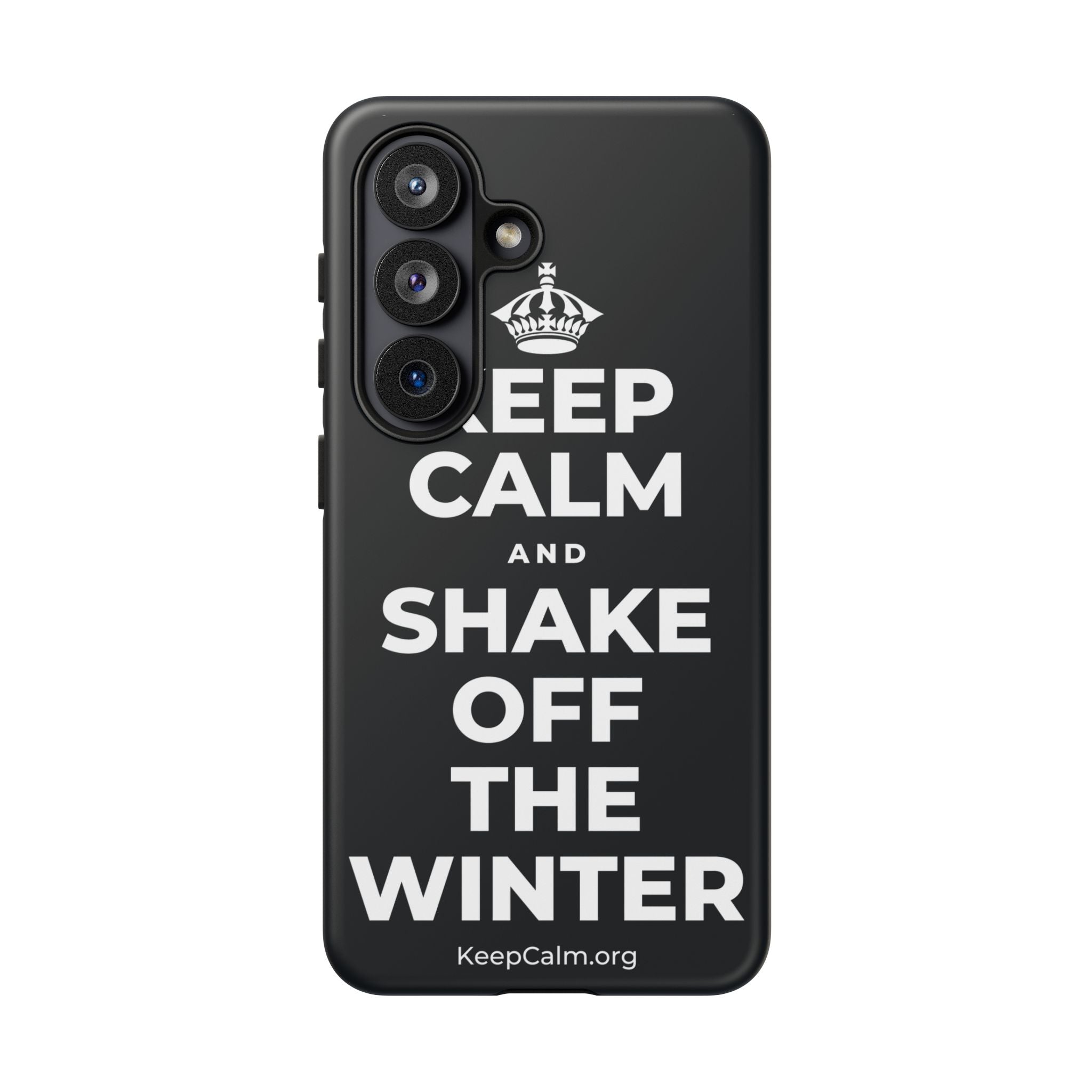 KEEP CALM AND SHAKE OFF THE WINTER Phone Case (Dark)