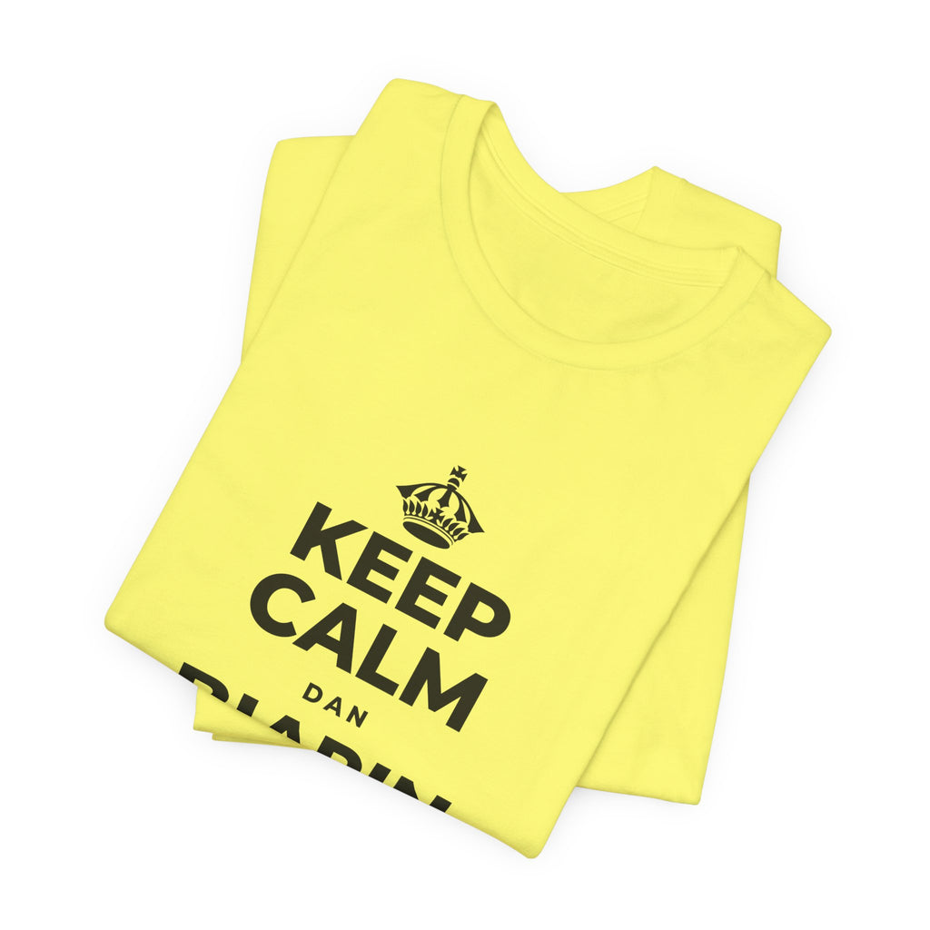 KEEP CALM DAN BIARIN PERASAAN ITU MASUK T-Shirt (Soft Cream–Heather Mauve)