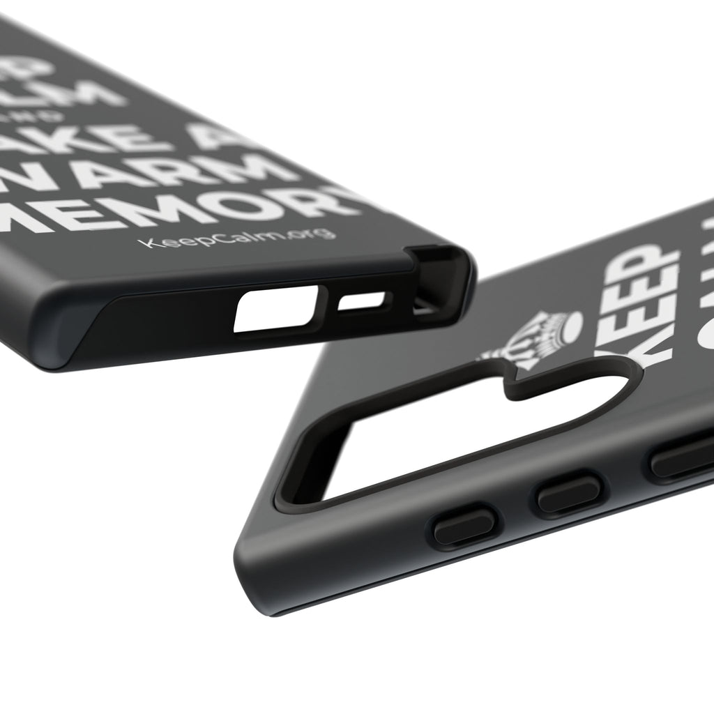 KEEP CALM AND MAKE A WARM MEMORY Phone Case (Dark)