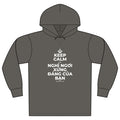 KEEP CALM VÀ NGHỈ NGƠI XỨNG ĐÁNG CỦA BẠN Organic Hoodie Tee