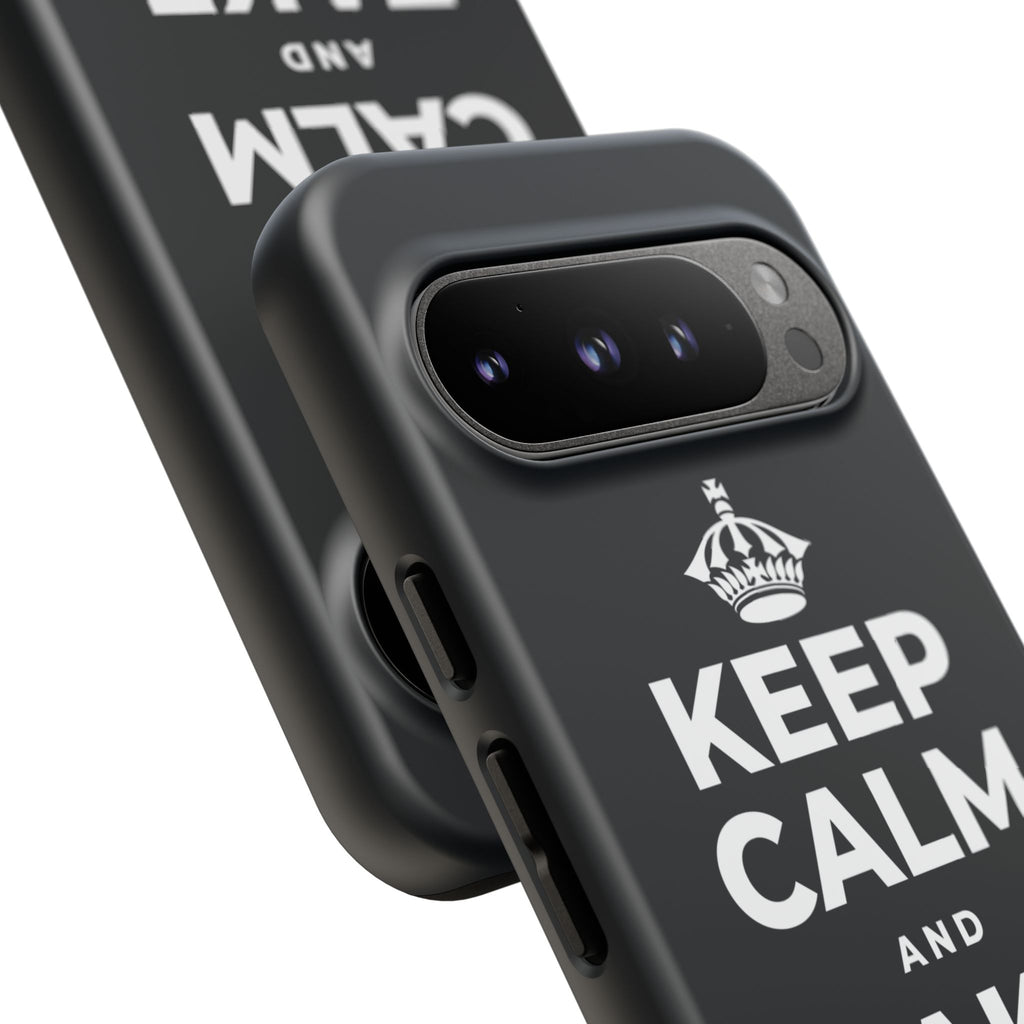 KEEP CALM AND TAKE THE LEAP Phone Case (Dark)