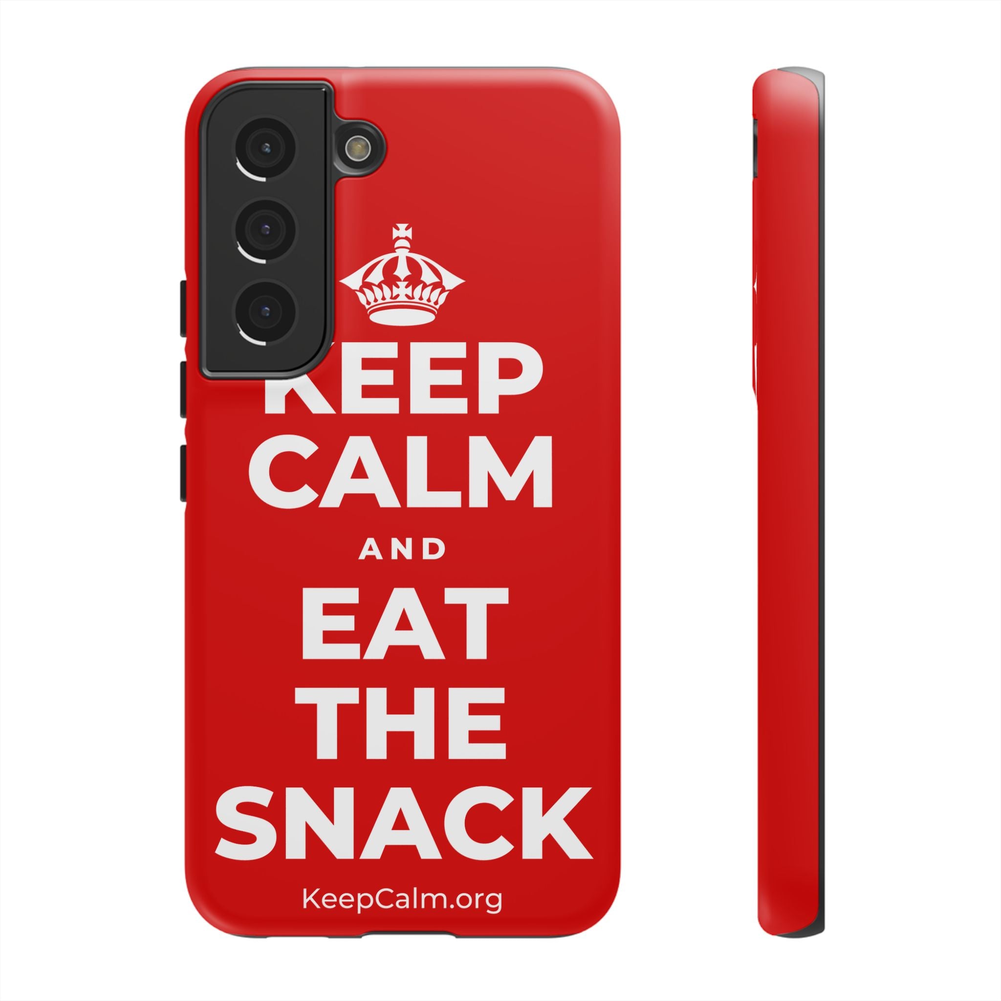 KEEP CALM AND EAT THE SNACK Phone Case