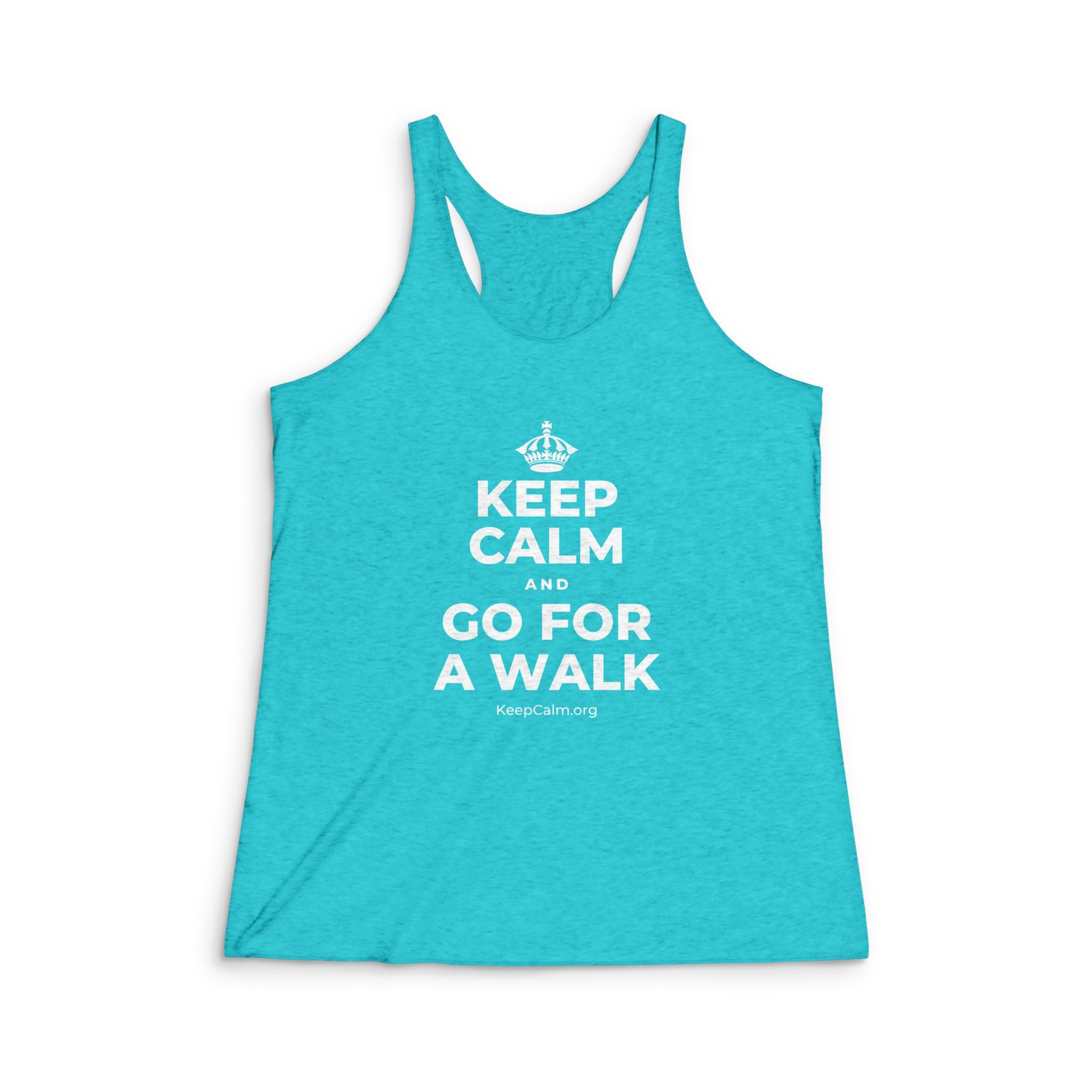 KEEP CALM AND GO FOR A WALK Women's Racerback Tank