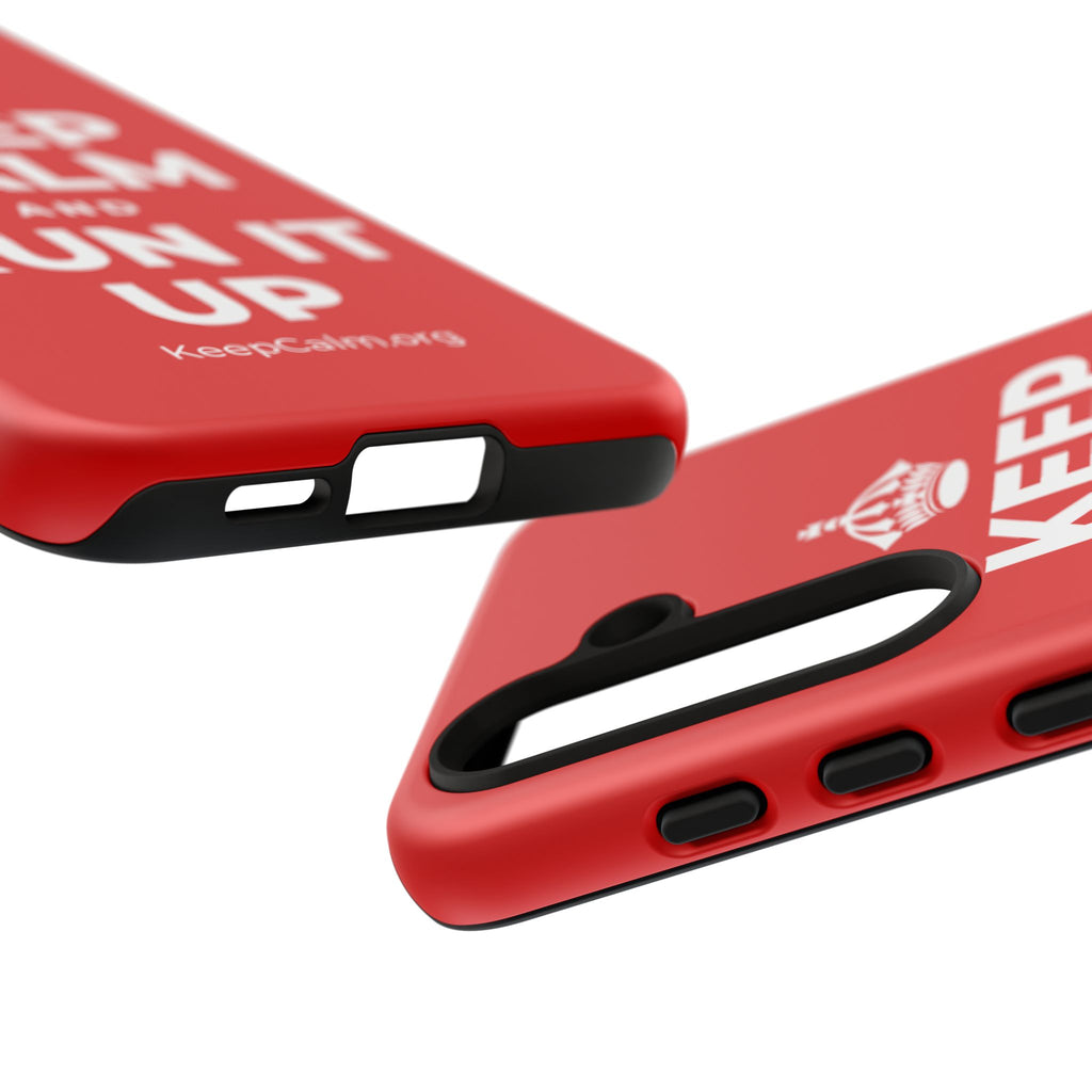 KEEP CALM AND RUN IT UP Phone Case