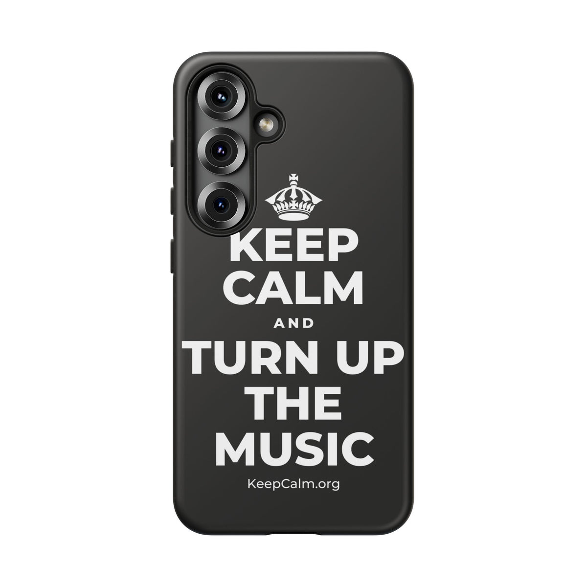 KEEP CALM AND TURN UP THE MUSIC Phone Case