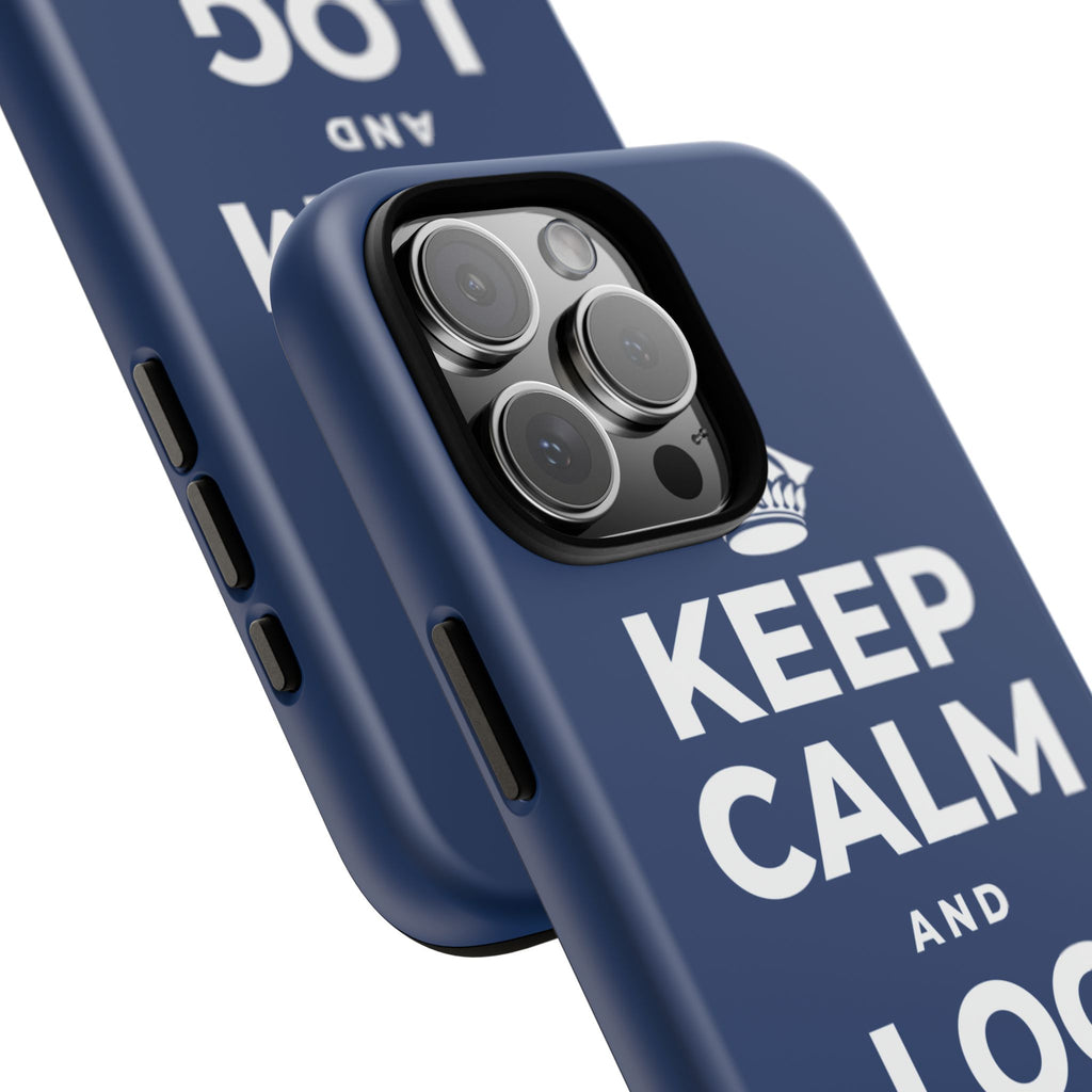 KEEP CALM AND LOG OFF EARLY Phone Case