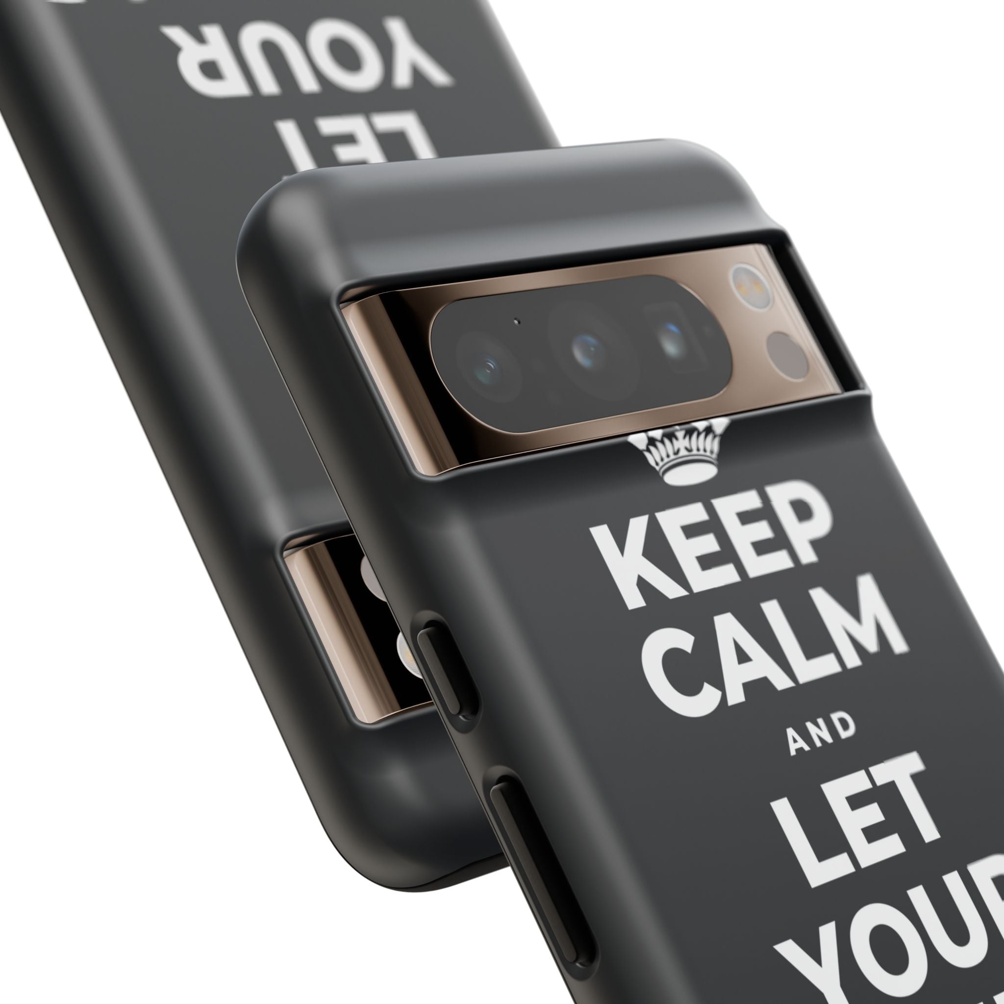 KEEP CALM AND LET YOUR FEELINGS MAKE SENSE Phone Case (Dark)