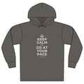 KEEP CALM AND GO AT YOUR PACE Organic Hoodie Tee